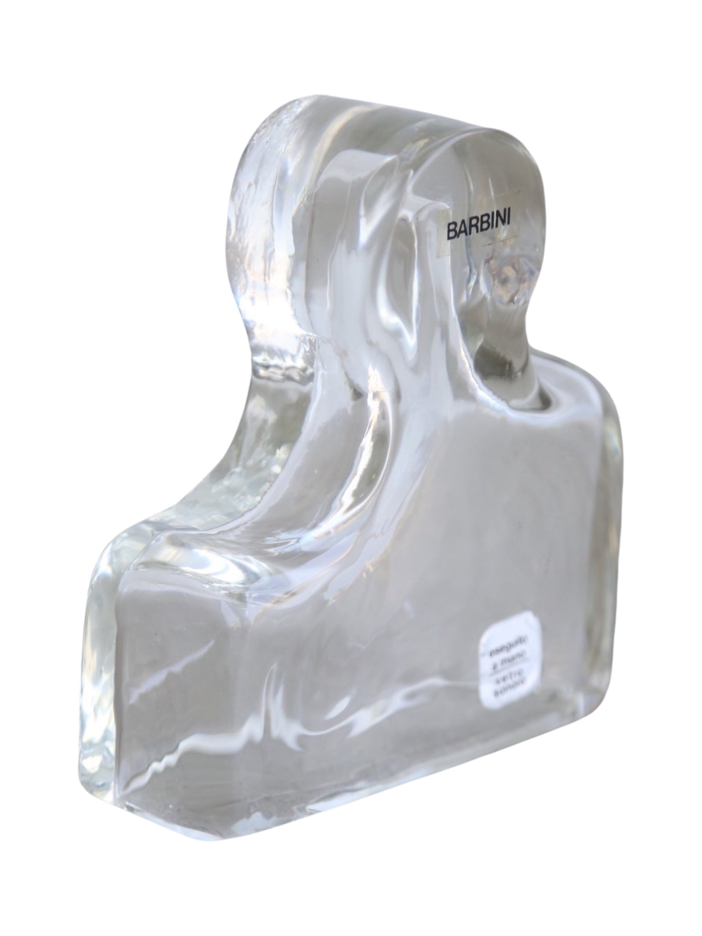 Italian Mid Century Modern Murano Glass Human Figure by Barbini