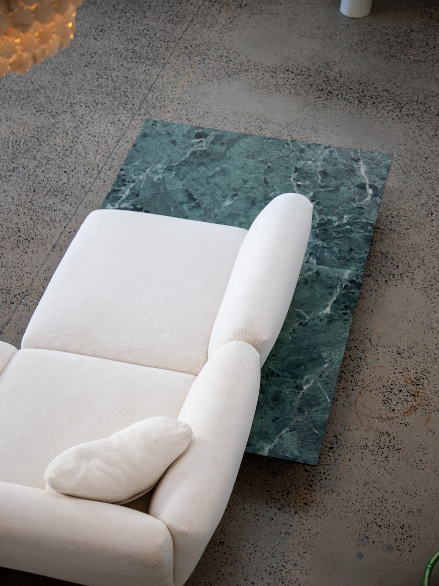 Italian Modular Sofa by Piero Lissoni for Knoll Avio System with Marble Base