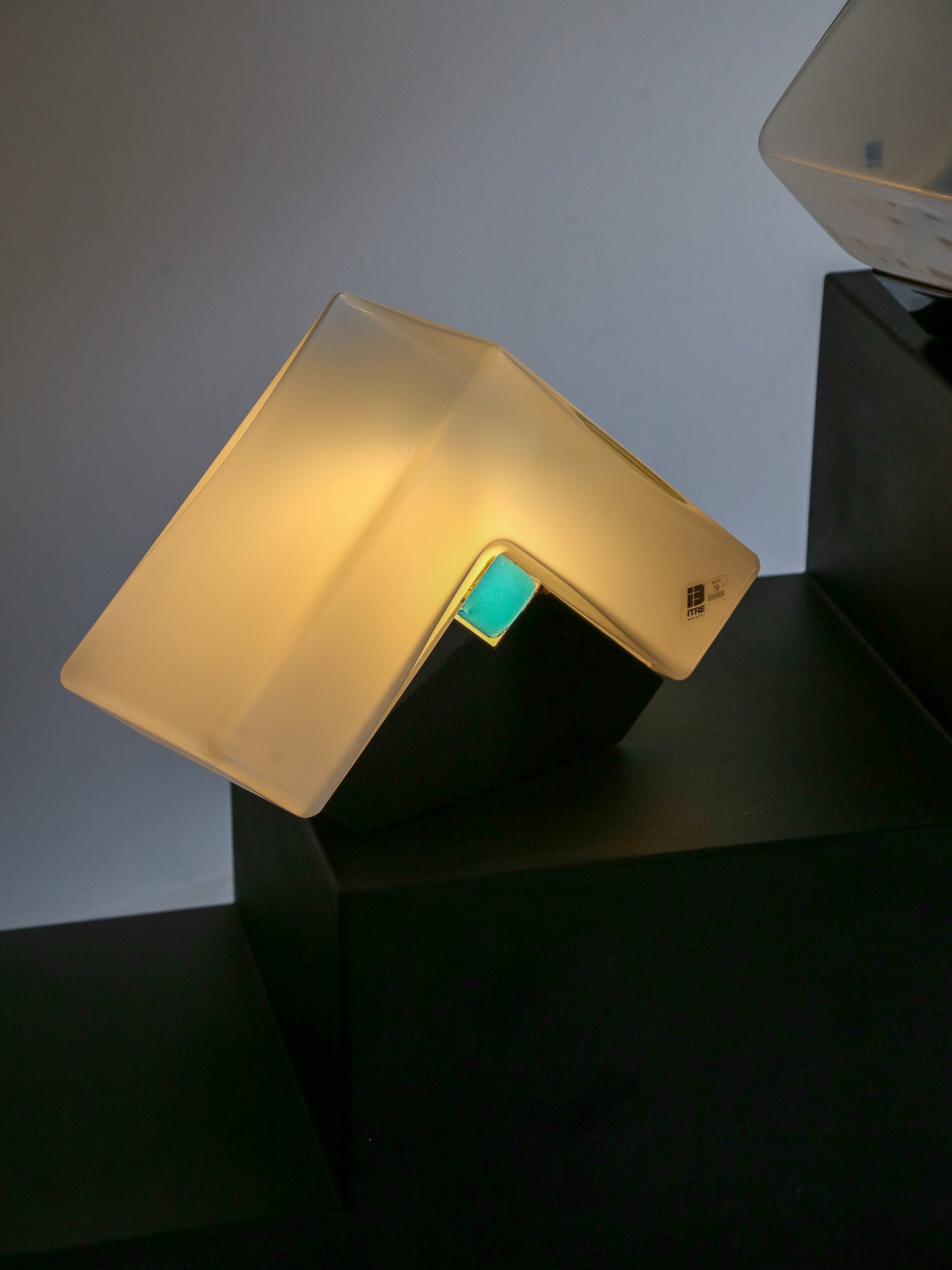 Lota Murano Glass Table Lamp by Gianni Rigo for Itre