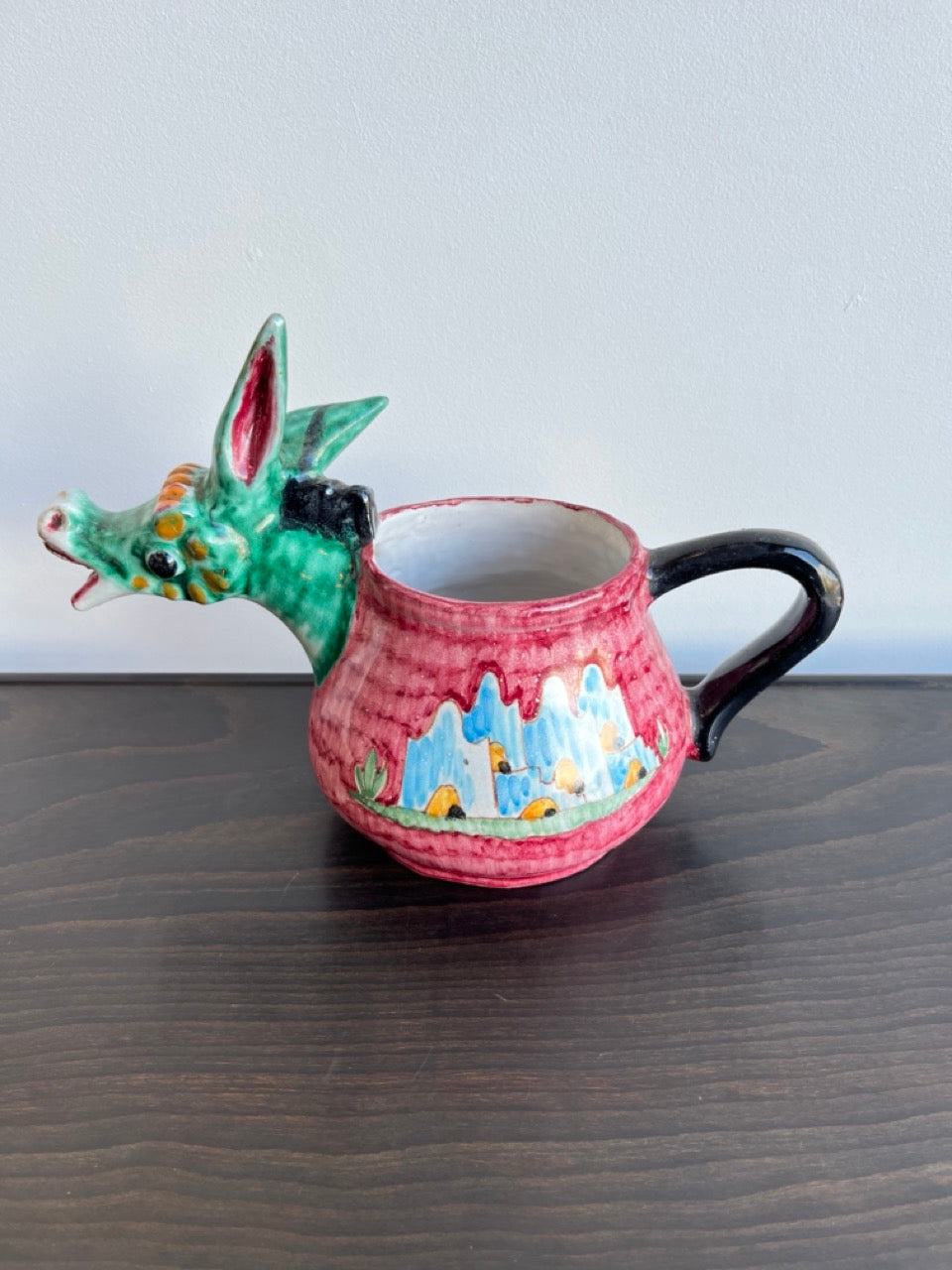 Italian Donkey Hand Crafted Ceramic by Vittorio Acabbo Amalfi 1970s