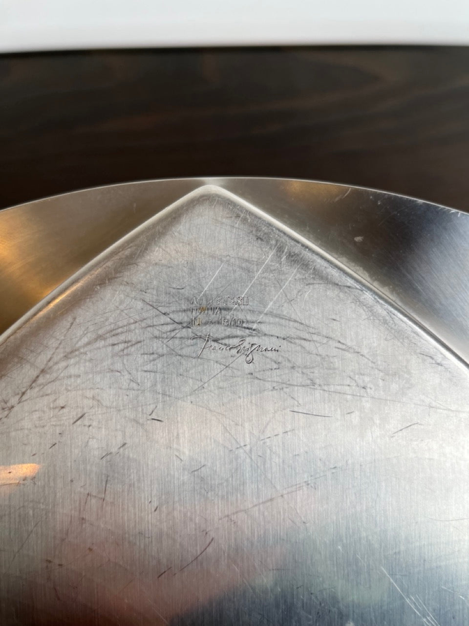 Italian Trifoglio Tray by Franco Grigniani for Alessi 1970s