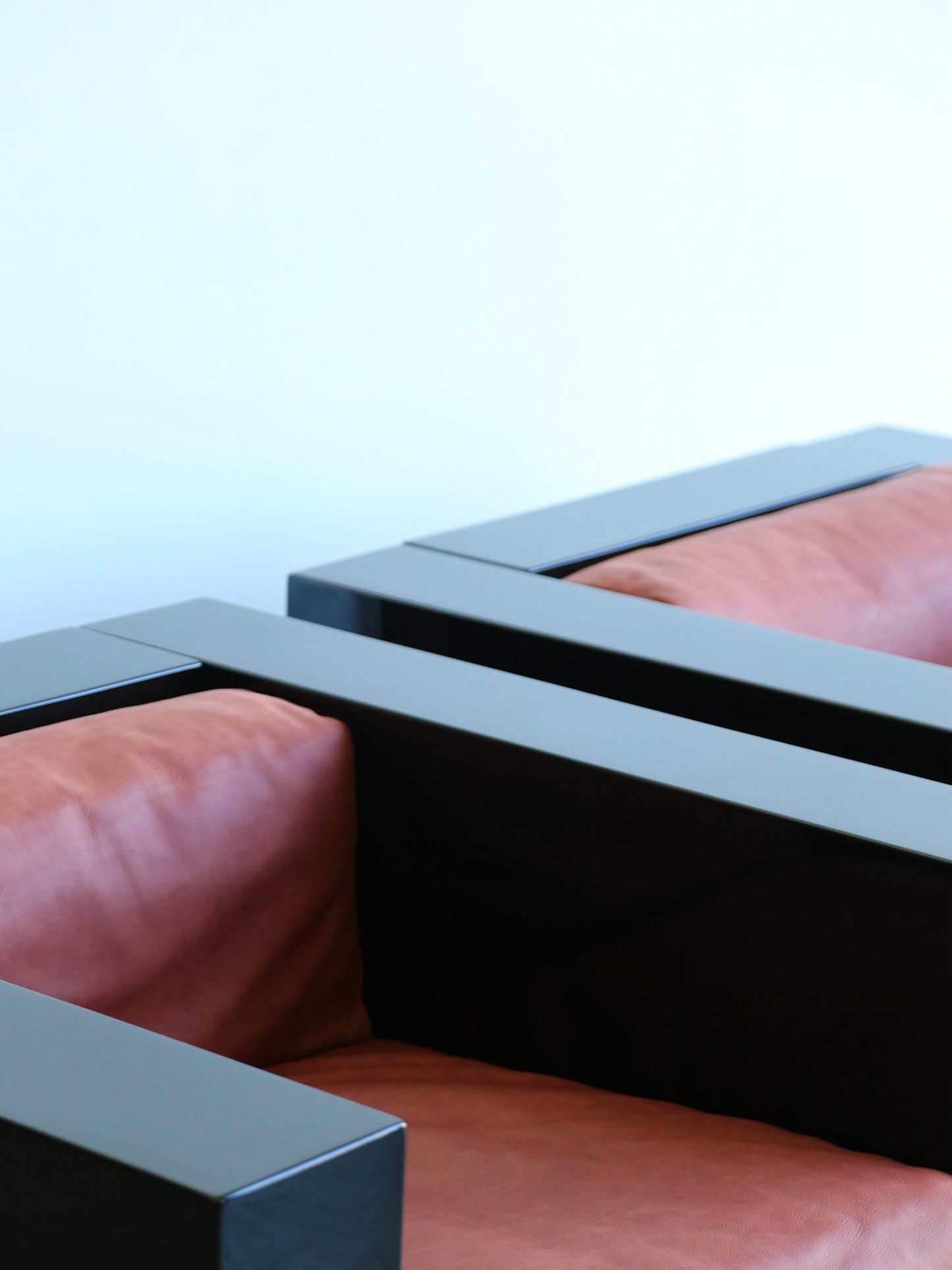 Massimo Vignelli for Poltronova Saratoga sofa set & coffee table