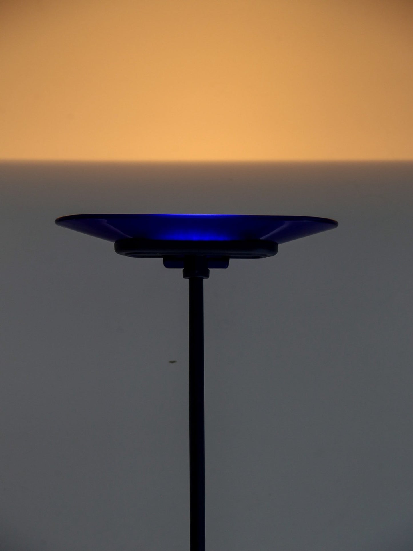 Floor Lamp in Blue Murano Glass & Metal by Santiago Miranda & Gianluigi Arnaldi for Arteluce - Lumini Collections