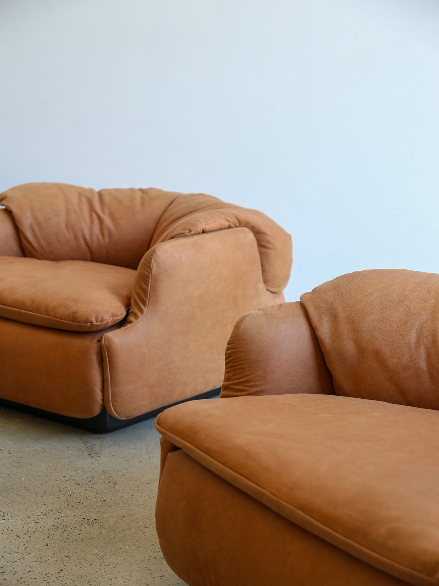 1970s Confidential Armchairs by Alberto Rosselli for Saporiti Italia