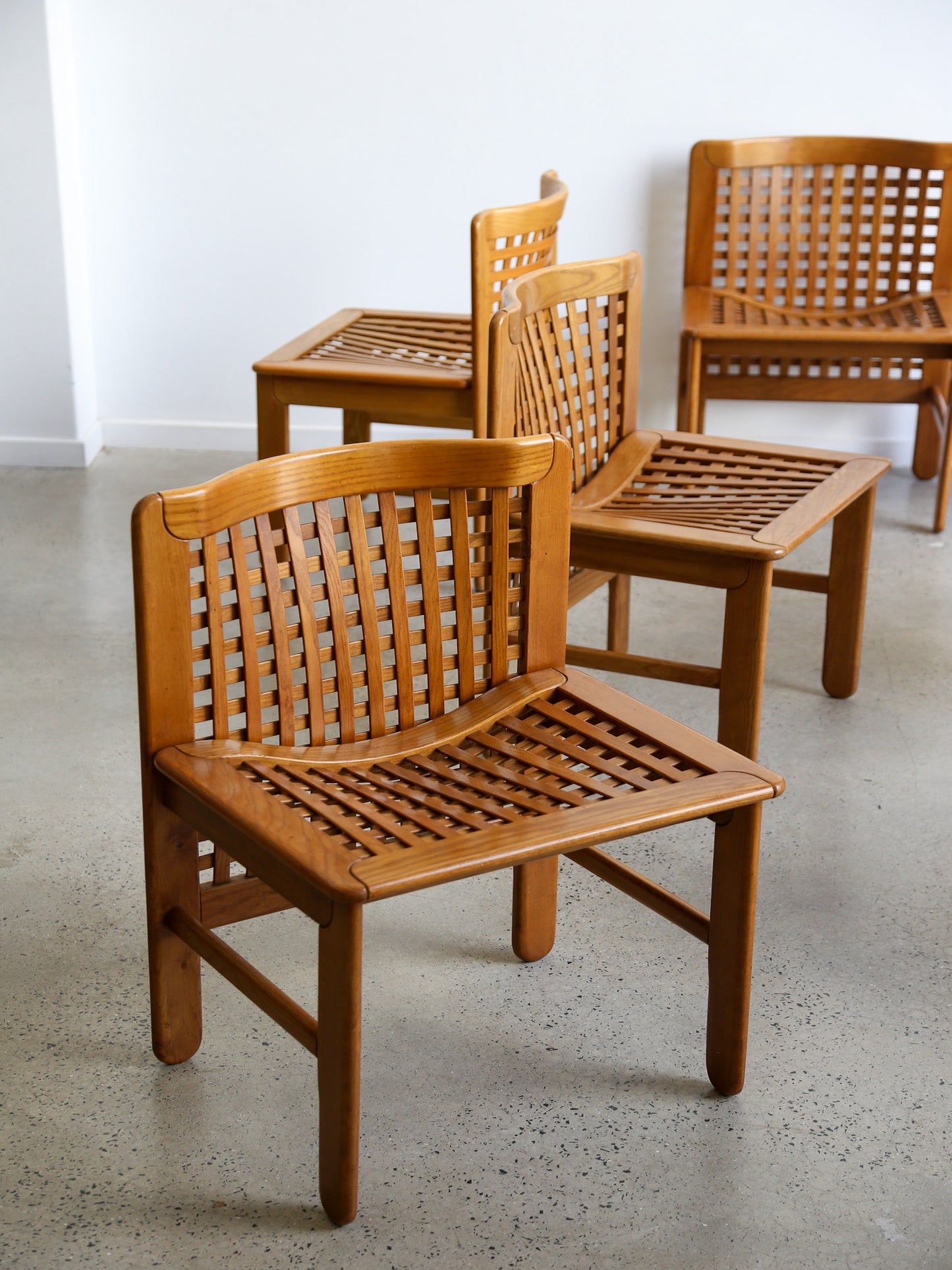 1970s Transenna Chairs by Ammannati & Vitelli for Pozzi & Verga