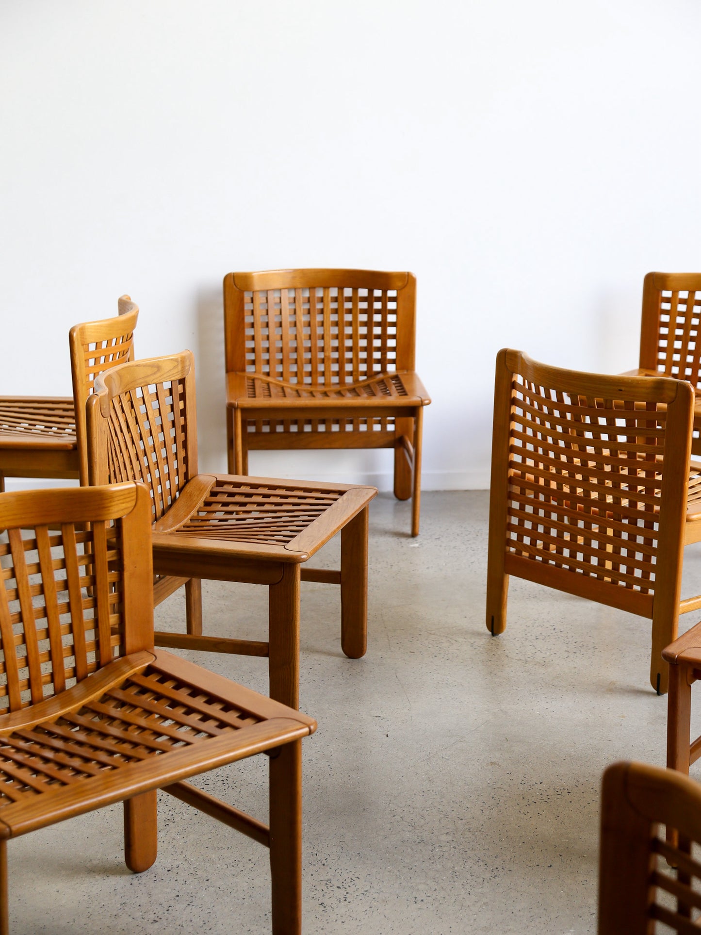 1970s Transenna Chairs by Ammannati & Vitelli for Pozzi & Verga