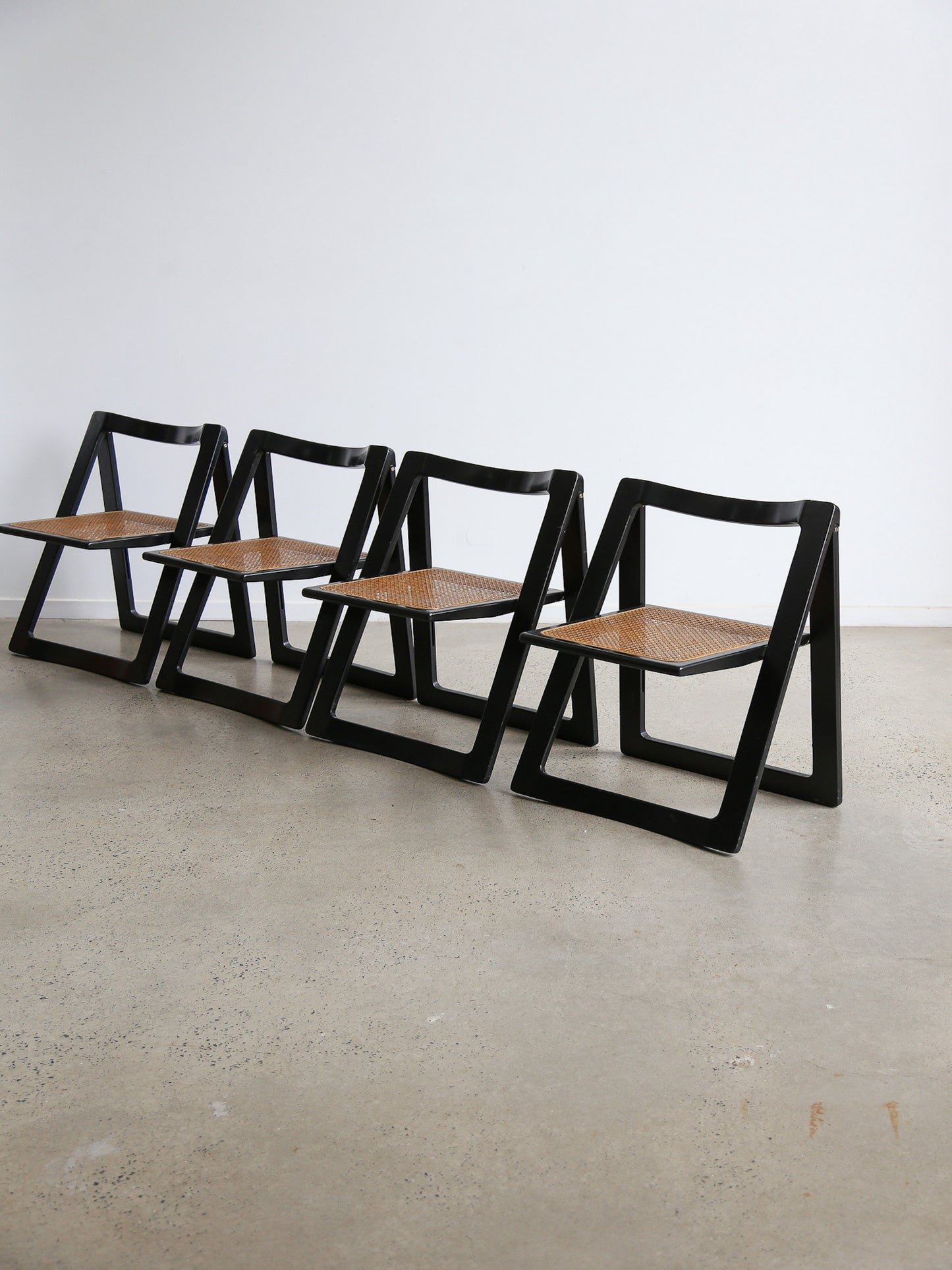 Italian Folding Chairs by Aldo Jacober for Bazzani, 1960s