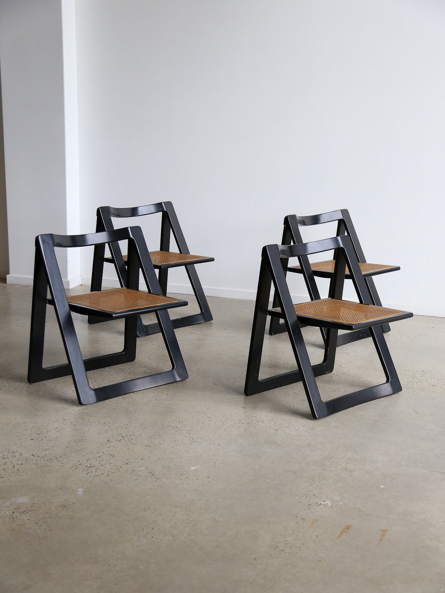 Italian Folding Chairs by Aldo Jacober for Bazzani, 1960s