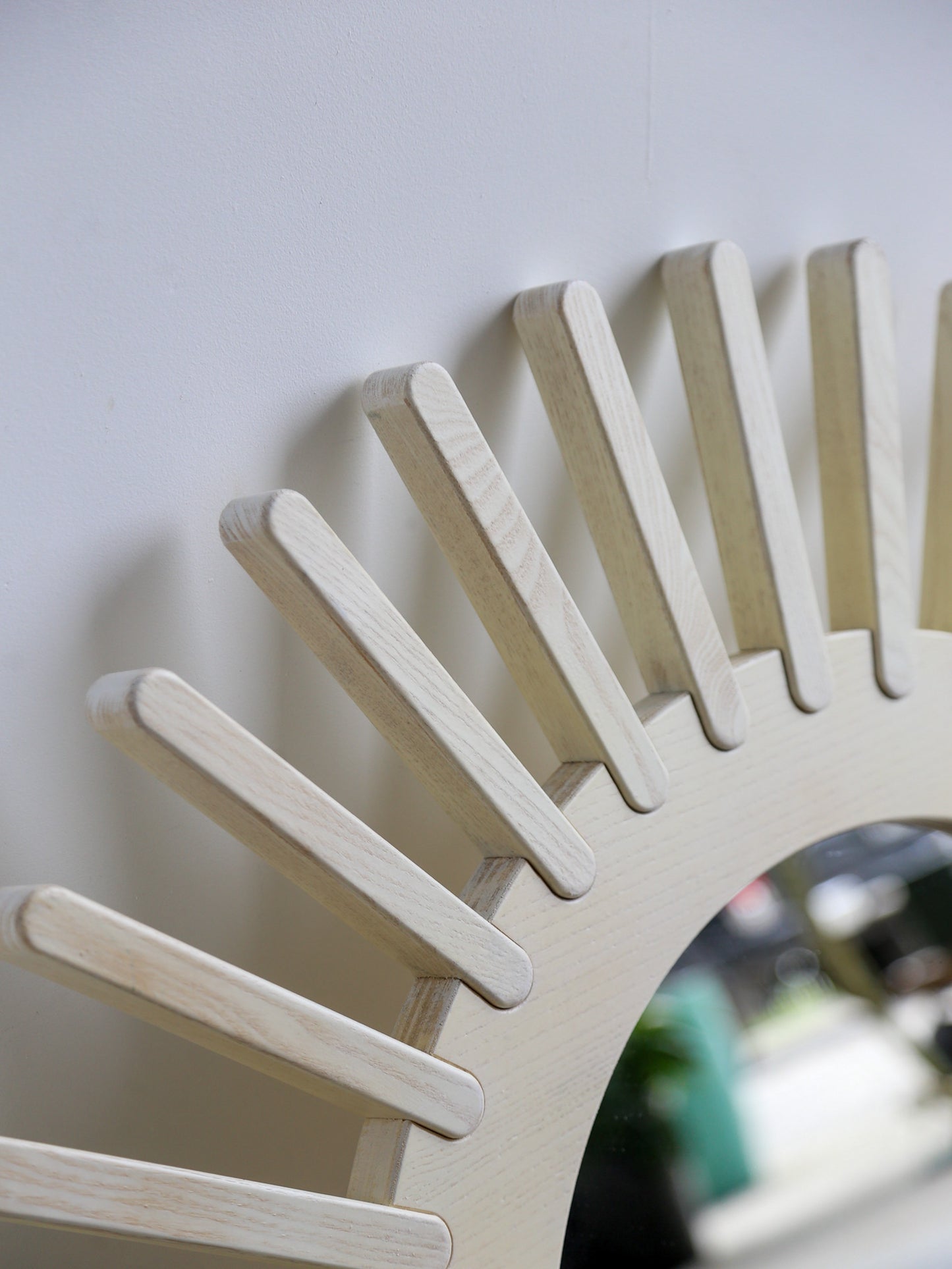 1960s Italian wall mirror by Albert Leclerc for Planula