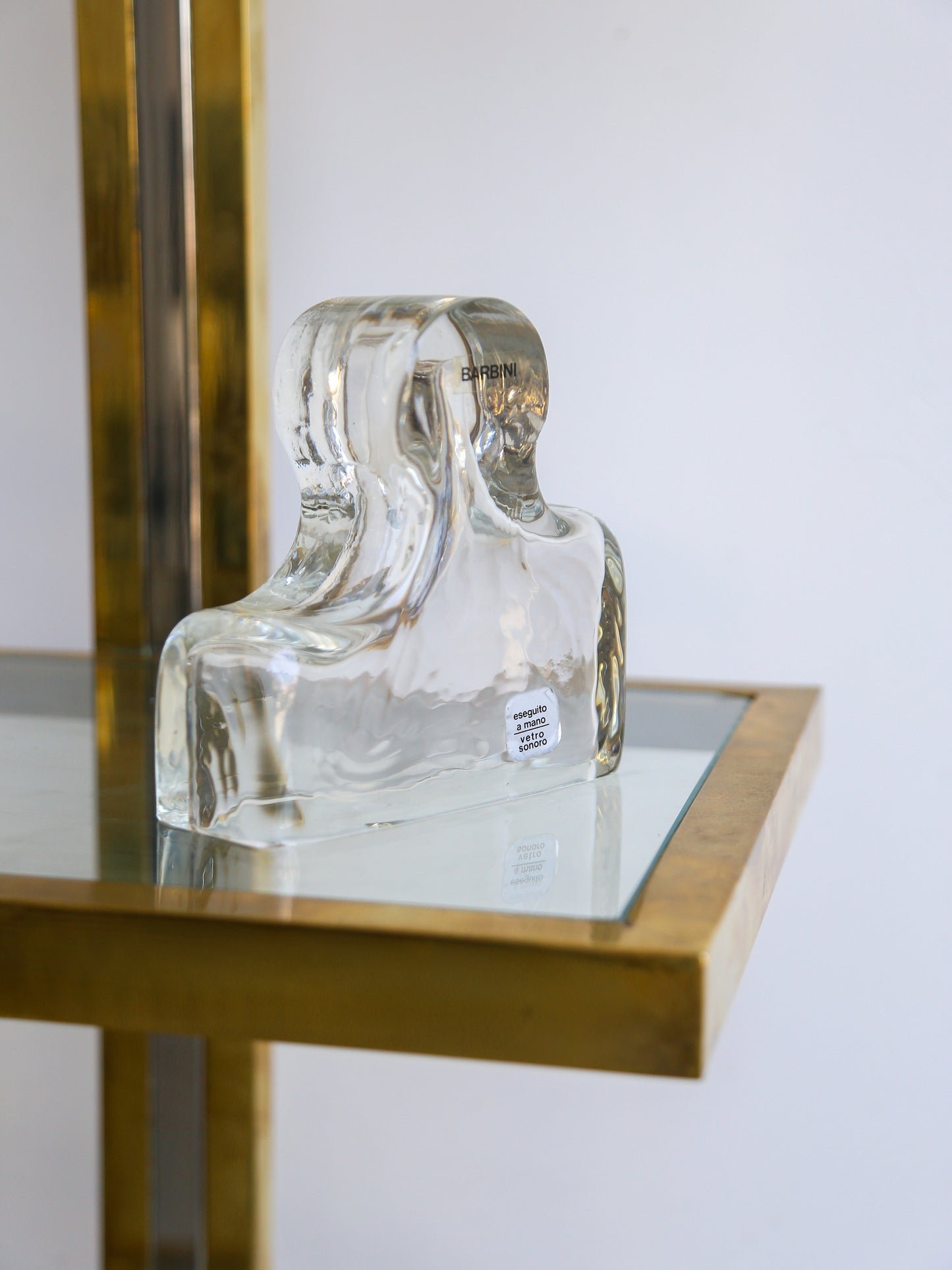 Italian Mid Century Modern Murano Glass Human Figure by Barbini