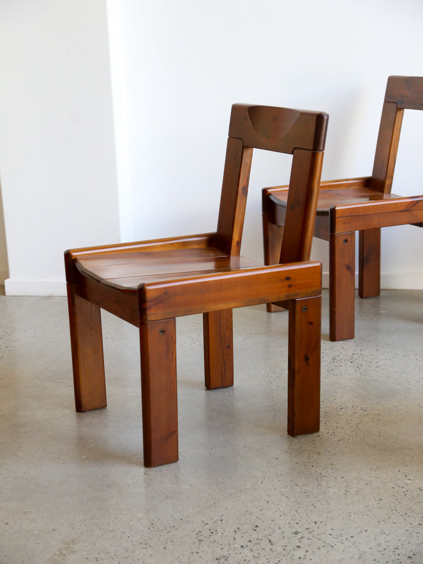 Set of Six Dining Chairs by Silvio Coppola for Fratelli Montina 1970s
