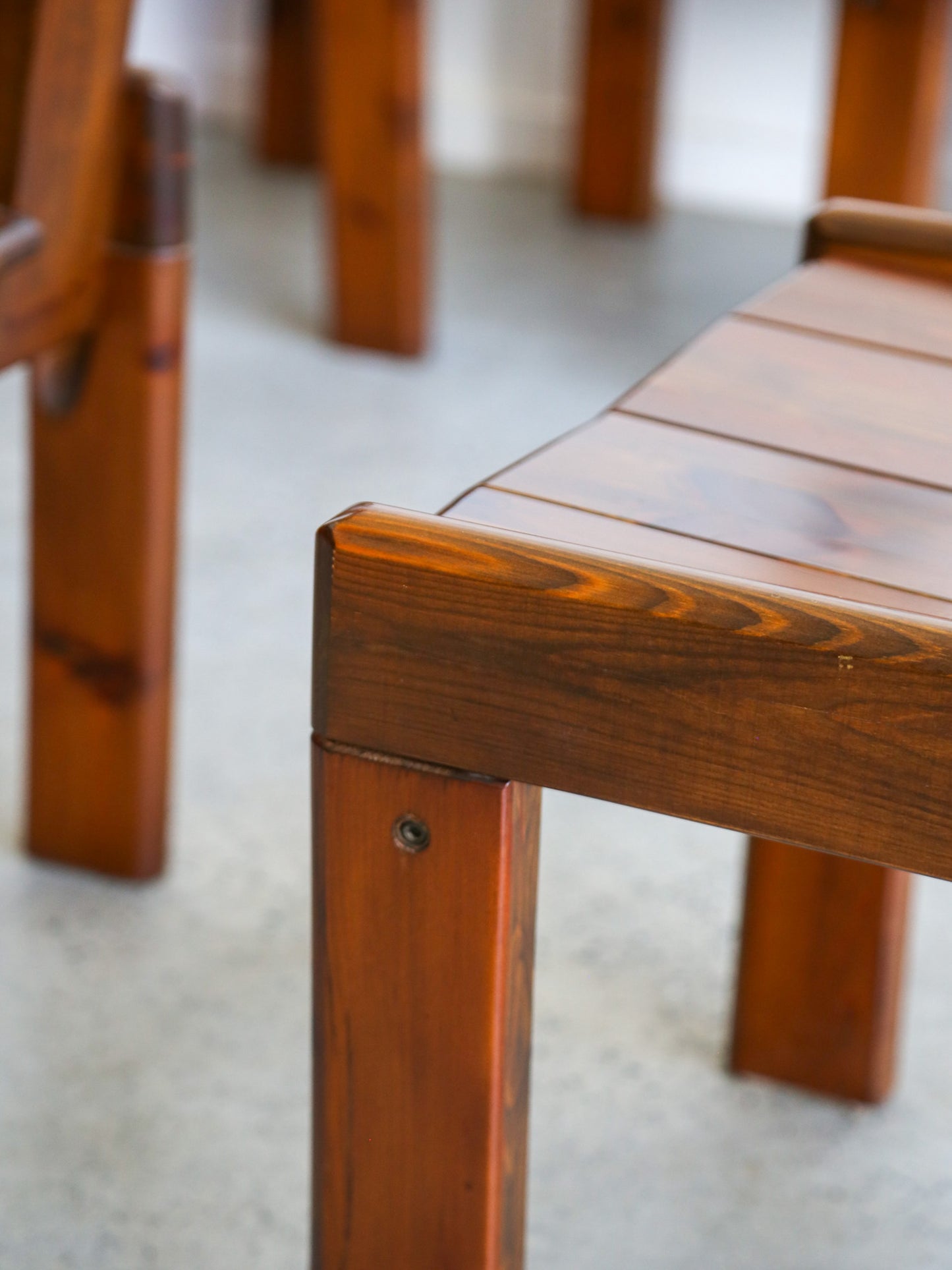 Set of Six Dining Chairs by Silvio Coppola for Fratelli Montina 1970s