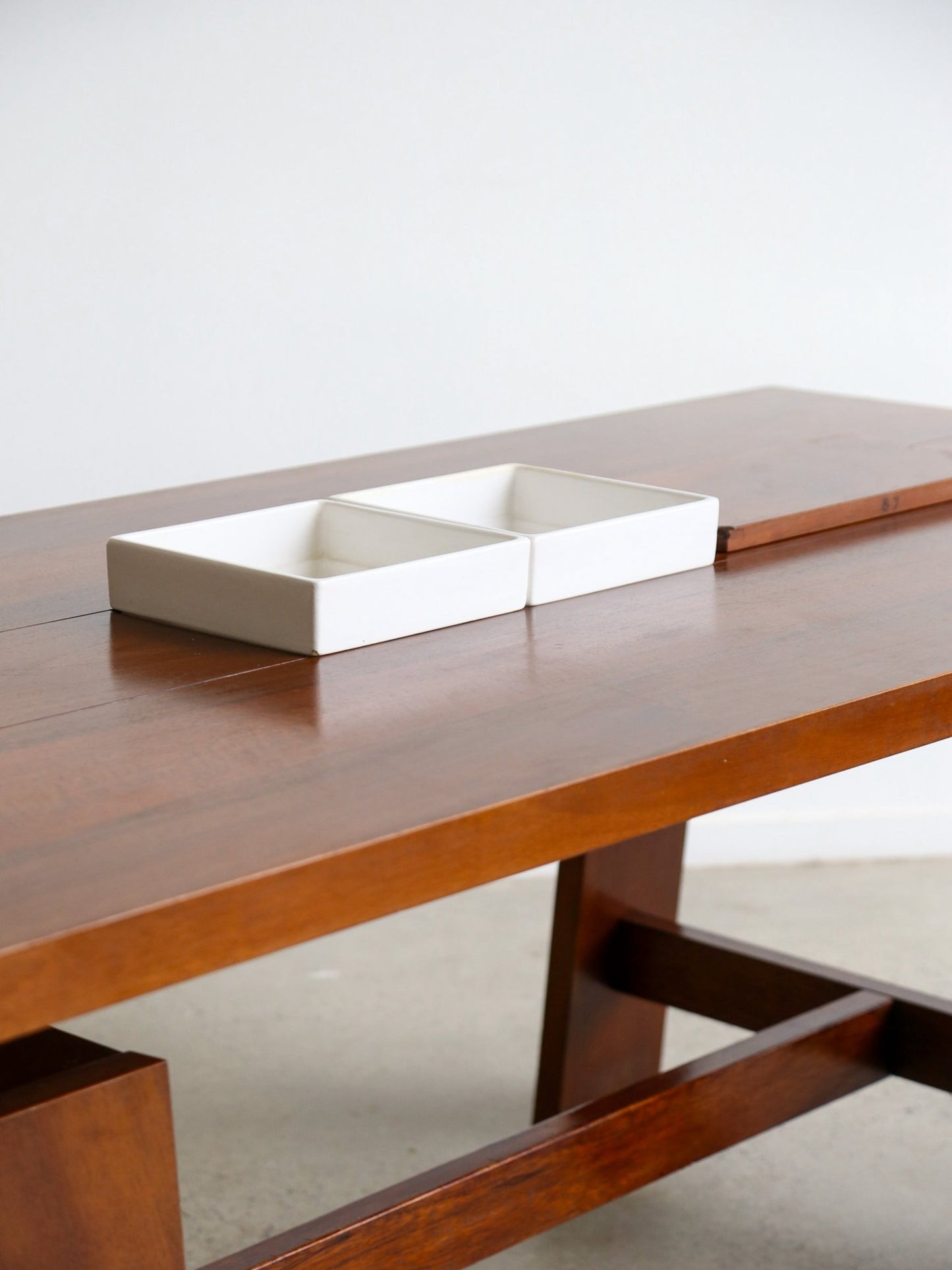 Silvio Coppola Model 611 Dining Table with Ceramic Inserts, 1960s - Lumini Collections