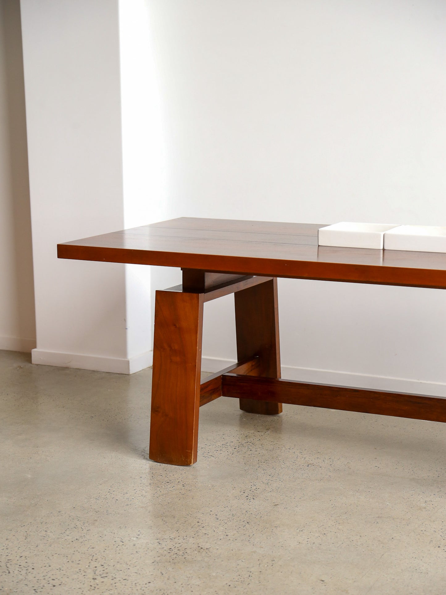 Silvio Coppola Model 611 Dining Table with Ceramic Inserts, 1960s