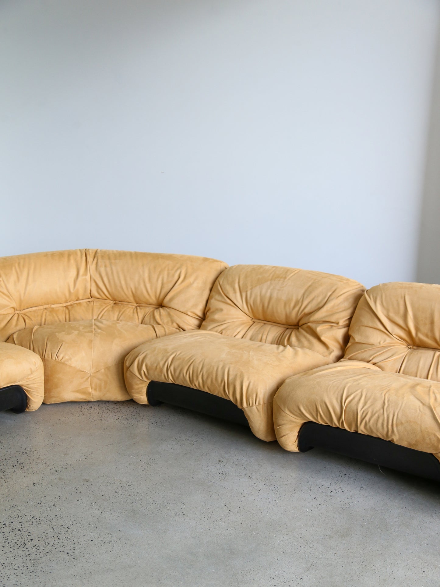 Mid-Century Modern Luxury Modular Sofa “Malù” by Diego Mattu for 1P, Italy, 1960s