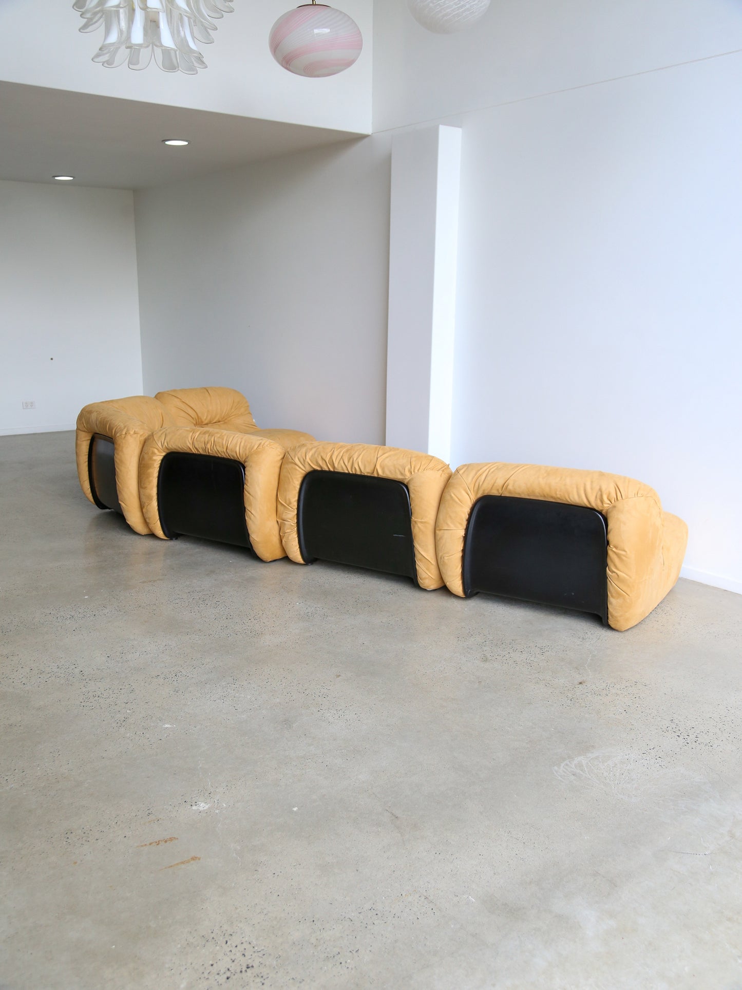 Mid-Century Modern Luxury Modular Sofa “Malù” by Diego Mattu for 1P, Italy, 1960s