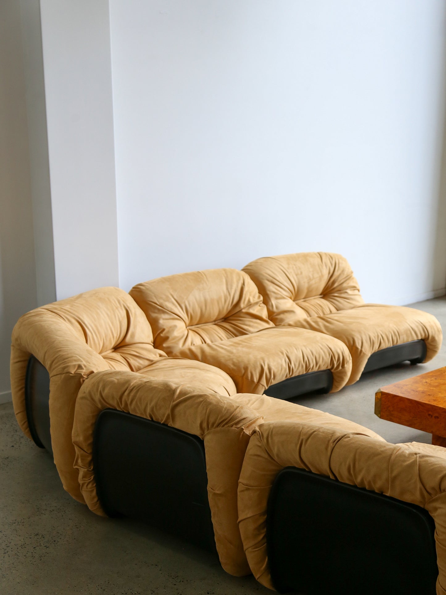 Mid-Century Modern Luxury Modular Sofa “Malù” by Diego Mattu for 1P, Italy, 1960s