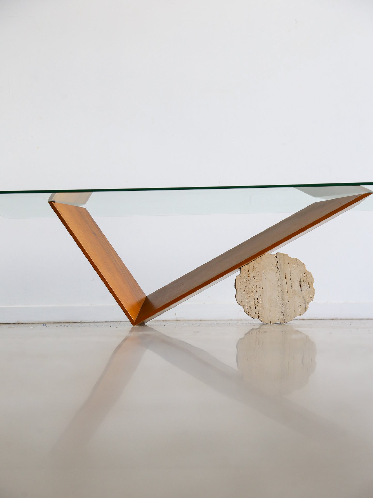 Italian vintage Valentino coffee table by Emanuele Zenere for Cattelan Italia