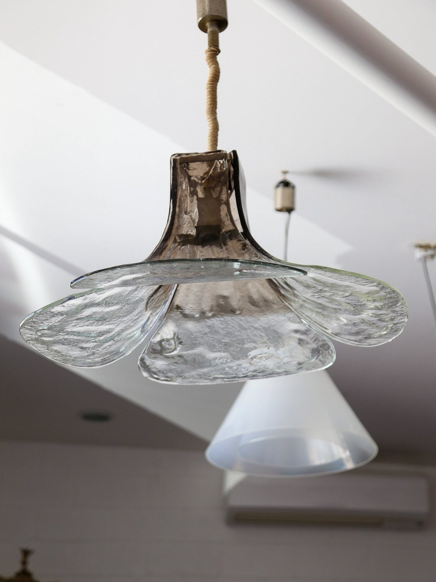 Italian Murano Glass Pendant Light by Carlo Nason for Mazzega - Lumini Collections