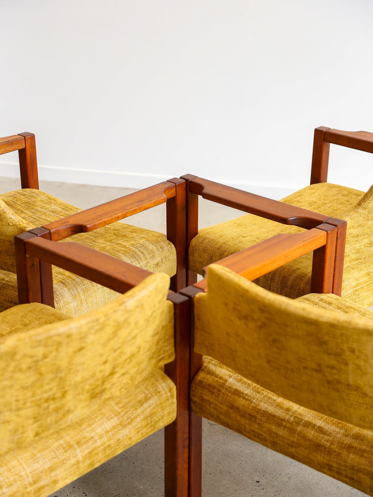 Italian Mid-Century Armchairs by Umberto Brandigi for Poltronova, 1960s