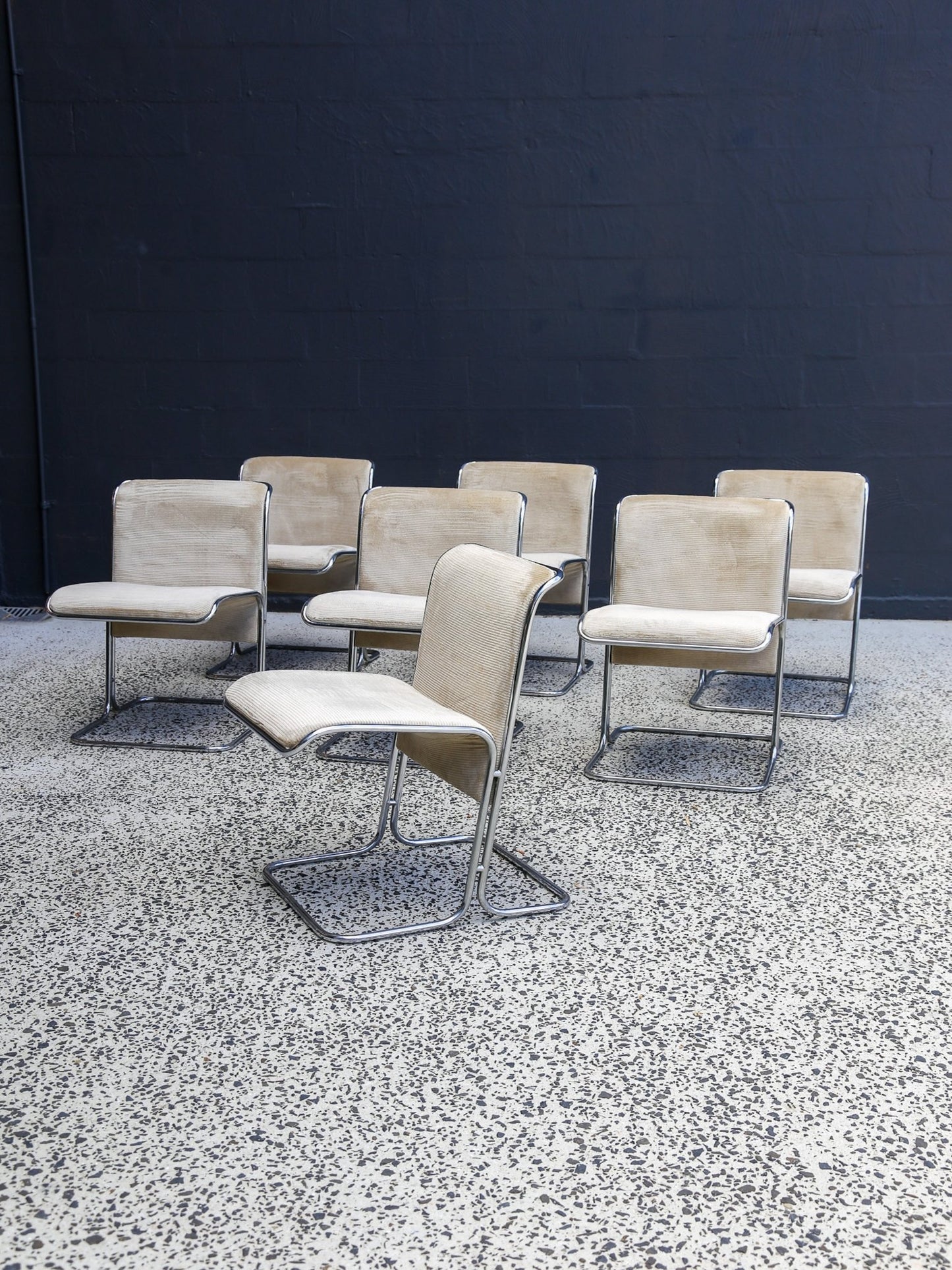 1970s “Calla” Dining Chairs by Antonio Ari Colombo for Arflex - Lumini Collections