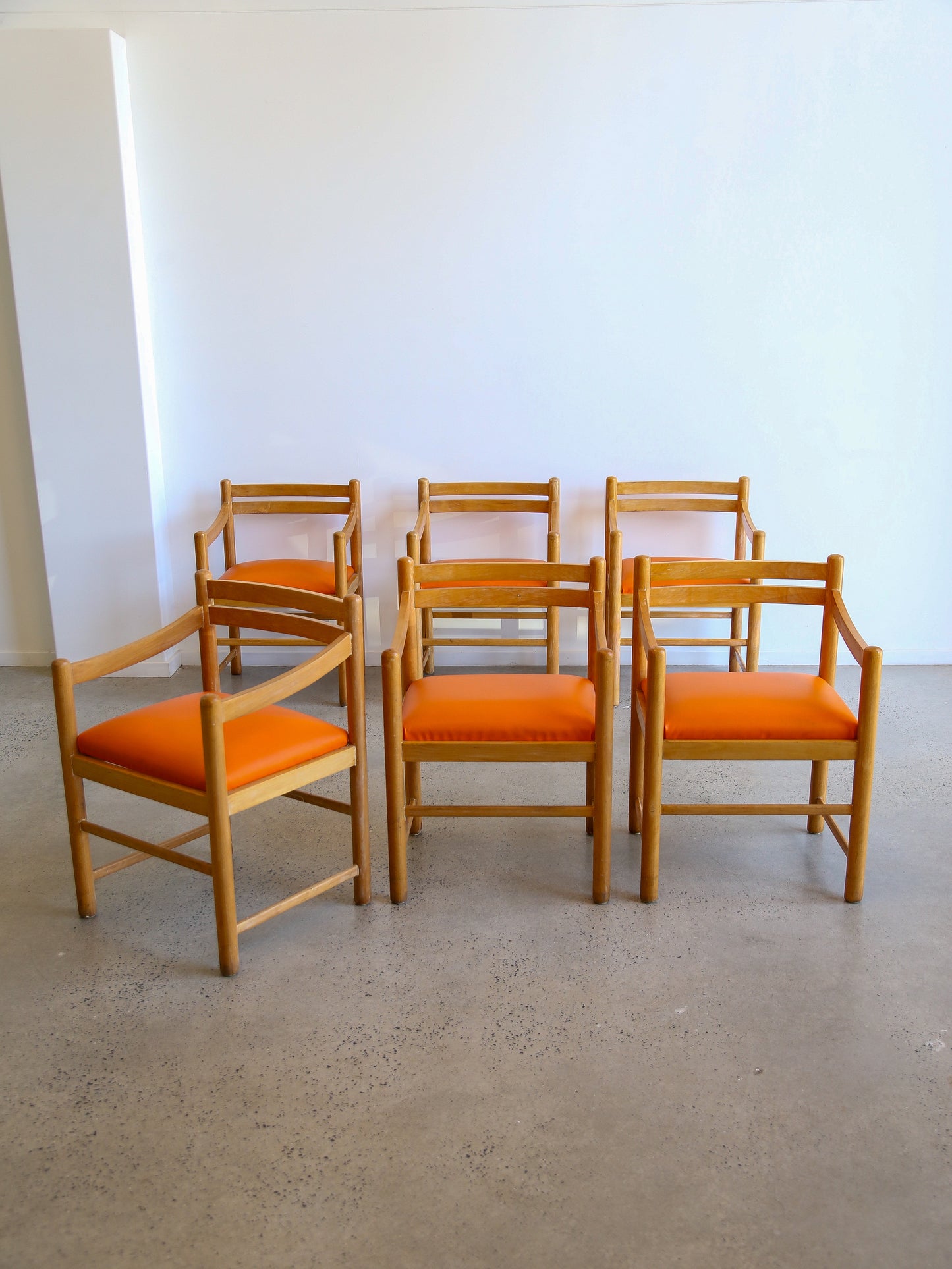 Rosewood Dining Armchairs, Set of Six