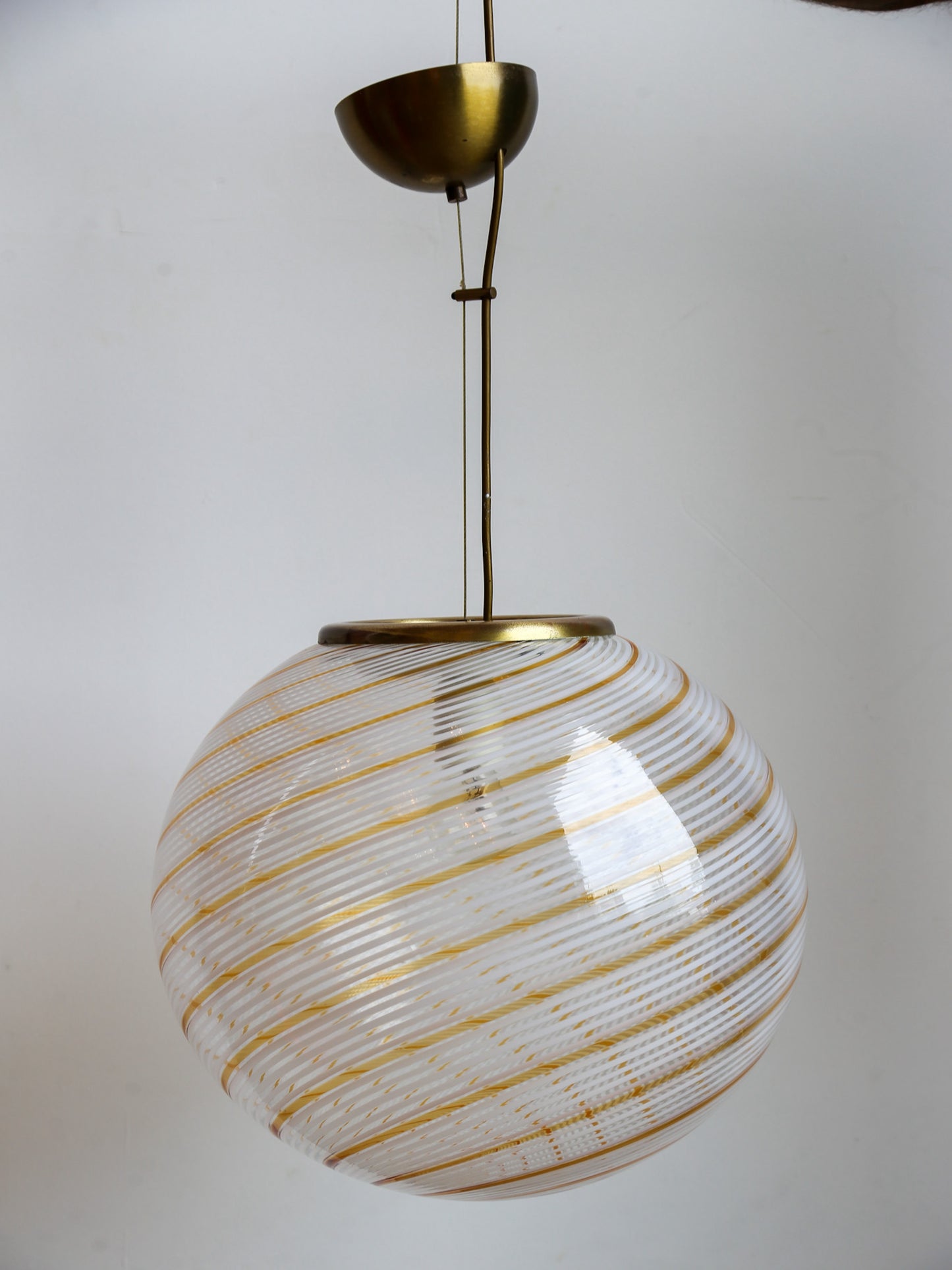 Murano Glass Pendant Light by Paolo Venini, Italy 1960s