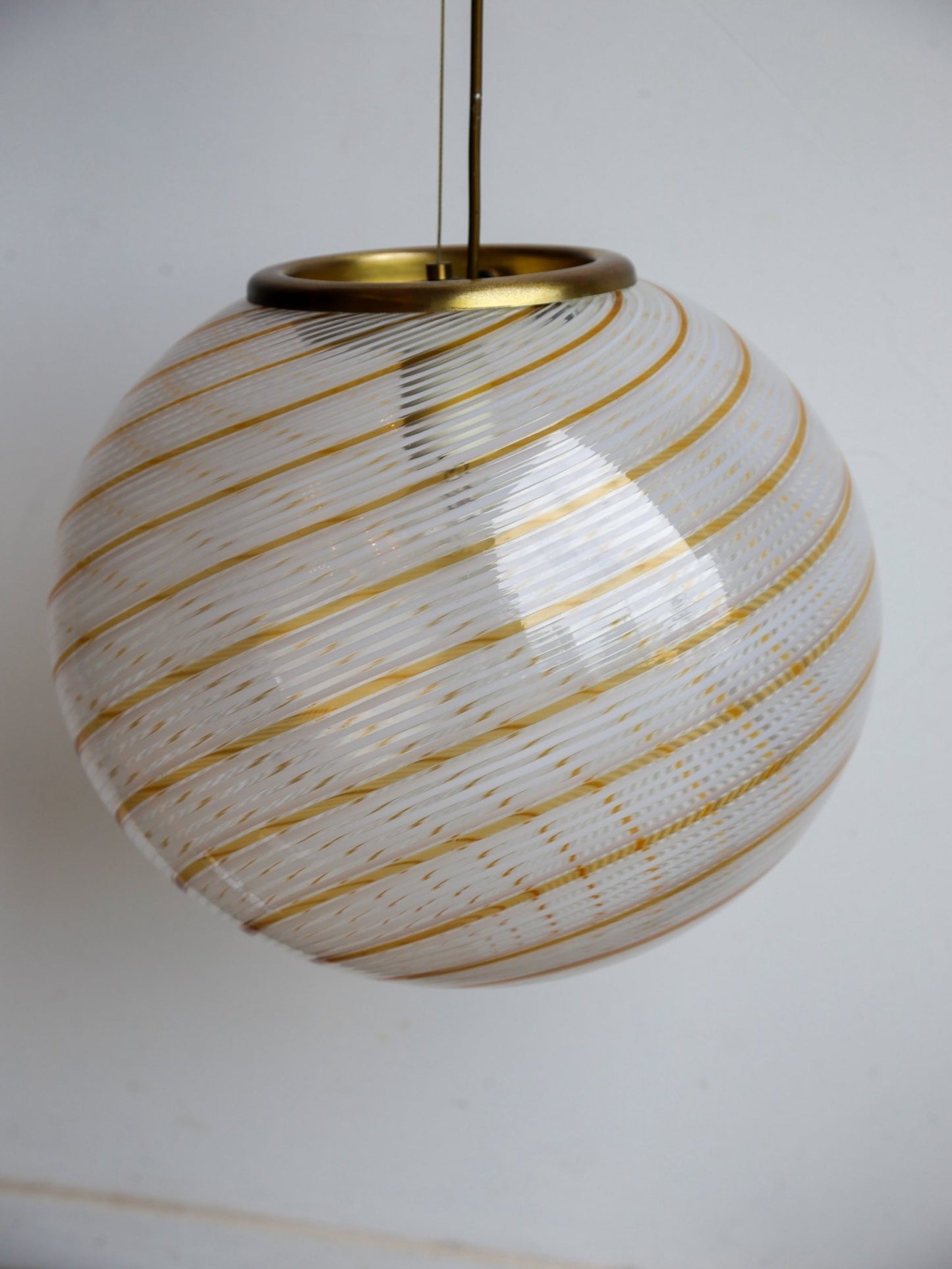 Murano Glass Pendant Light by Paolo Venini, Italy 1960s - Lumini Collections