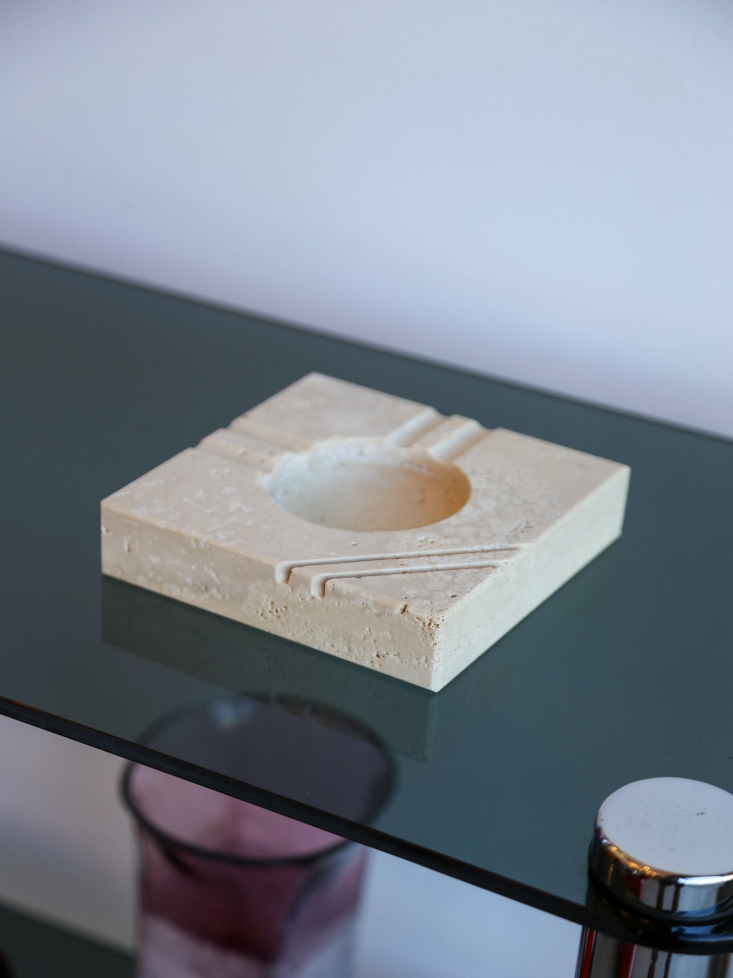 Enzo Mari for Fratelli Mannelli Square Ashtray
