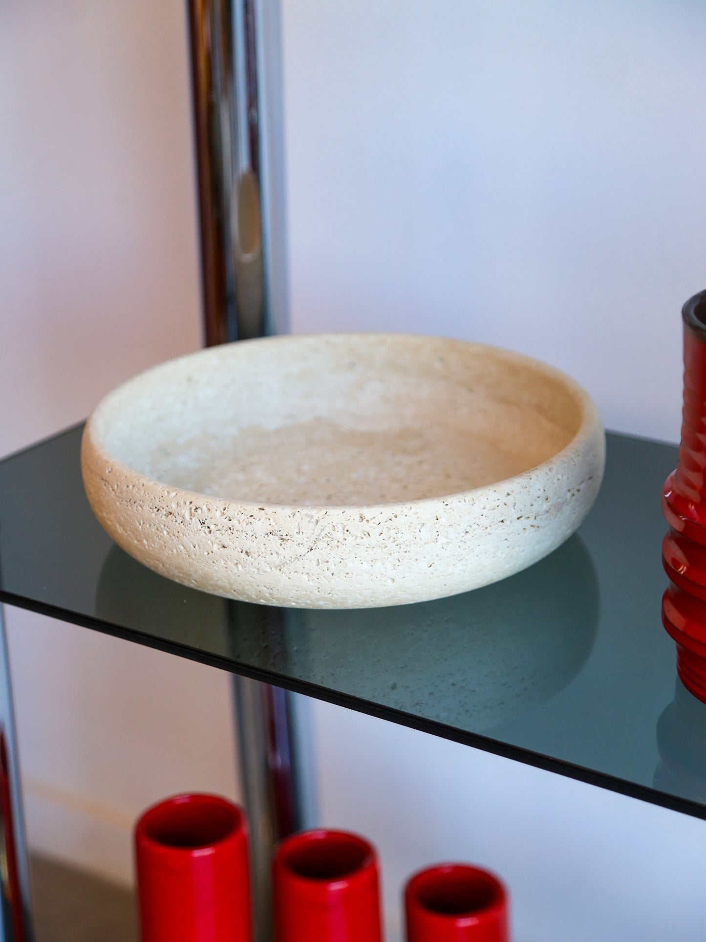 Travertine Centrepiece Bowl by Fratelli Mannelli
