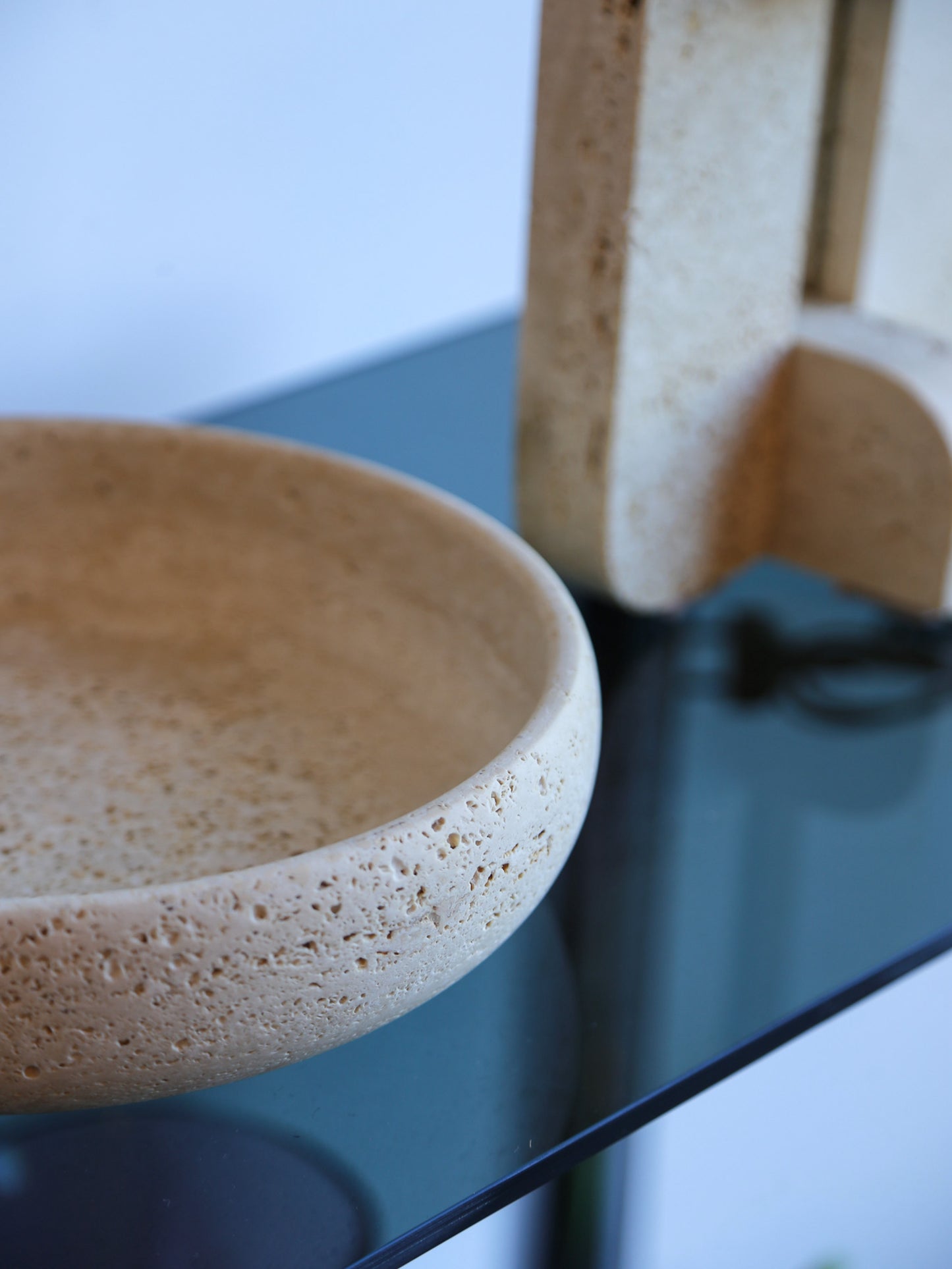 Travertine Centrepiece Bowl by Fratelli Mannelli