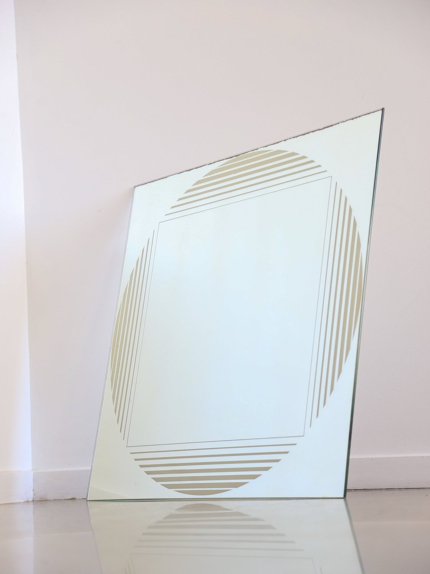 Gianni Celada Wall Mirror for Fontana Arte, 1970s - Lumini Collections
