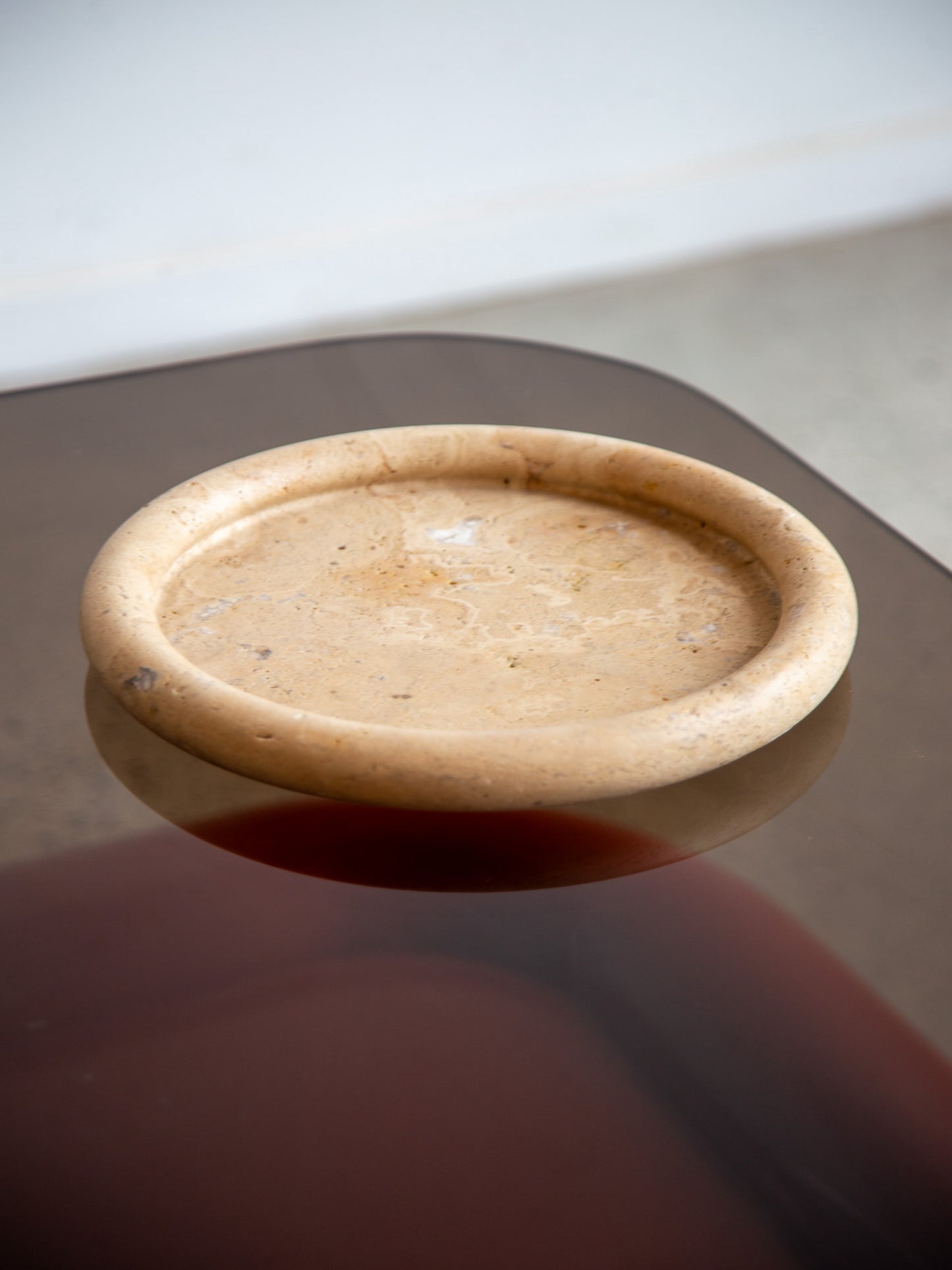 timeless travertine bowl