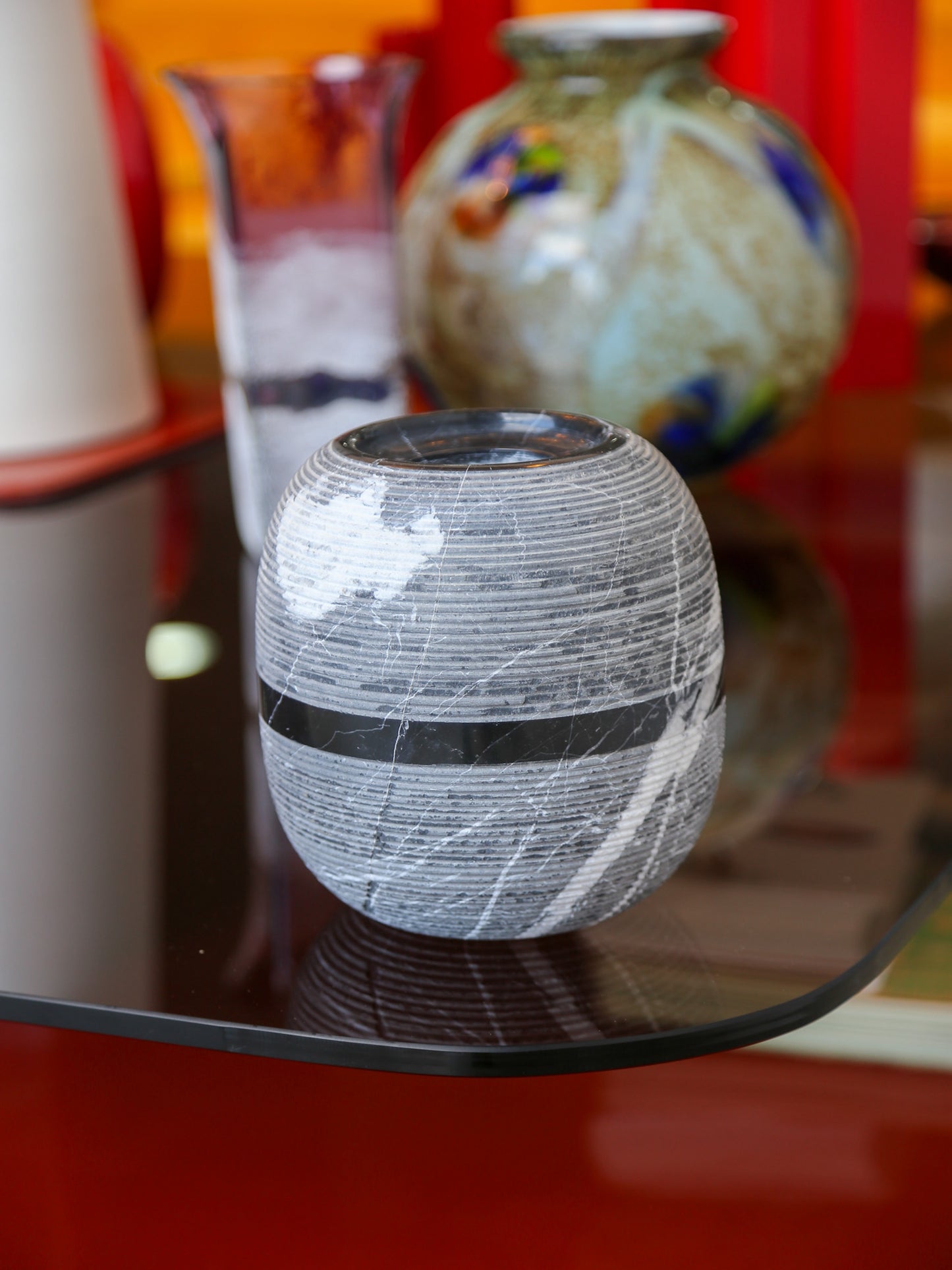 Casigliani Black Carrara Marble Vassel