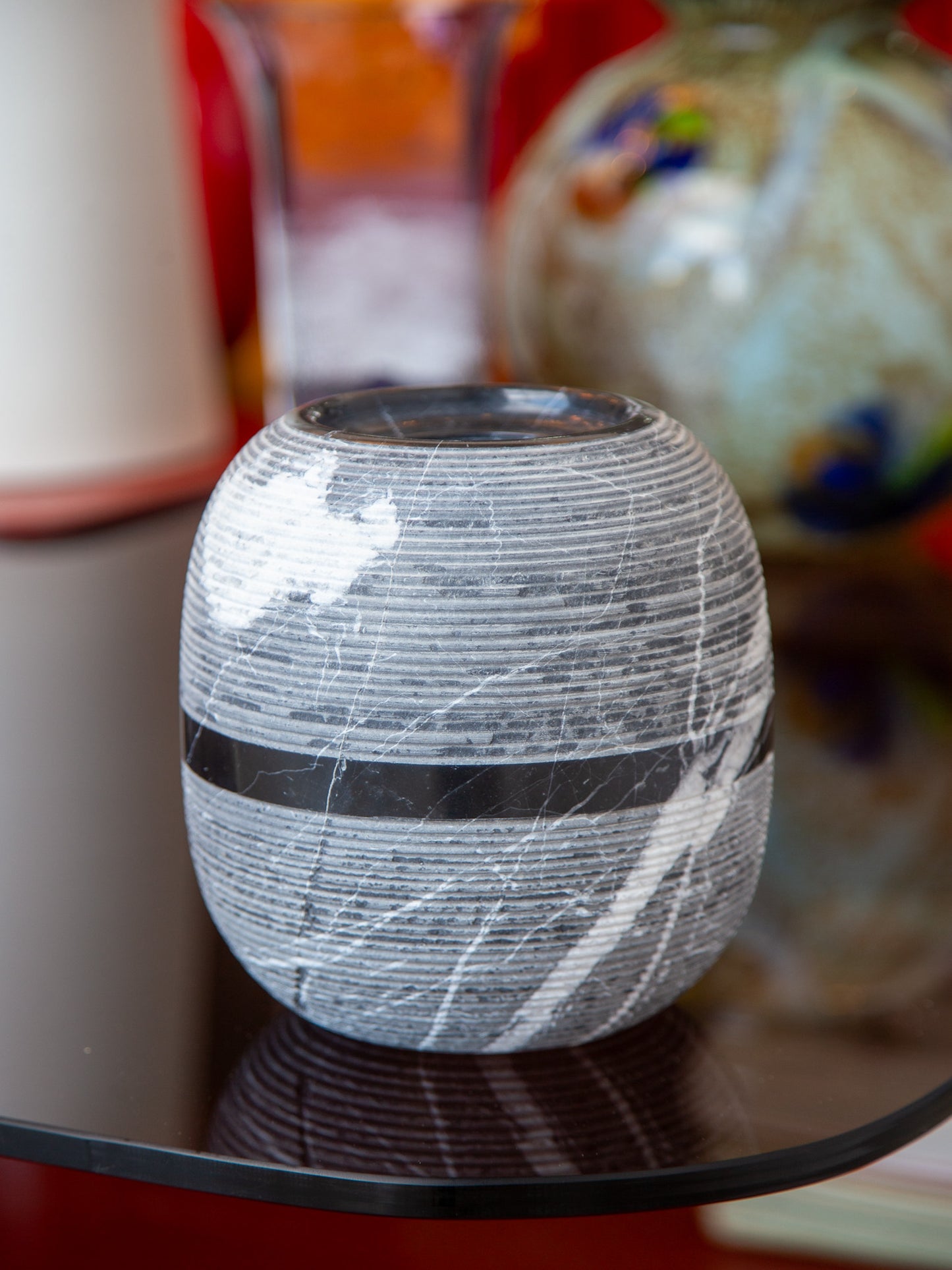 Casigliani Black Carrara Marble Vassel