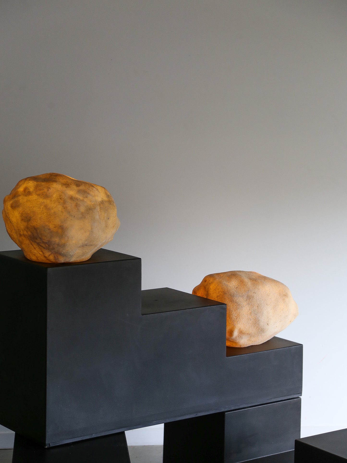 Rock Table Lamp by André Cazenave for Atelier A in Marble powder & Resin