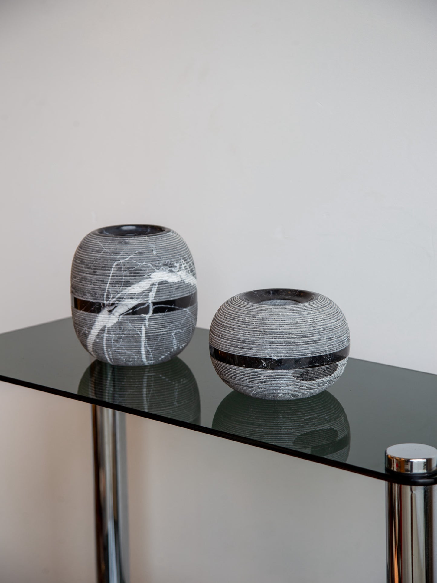 Casigliani Black Carrara Marble Vassel