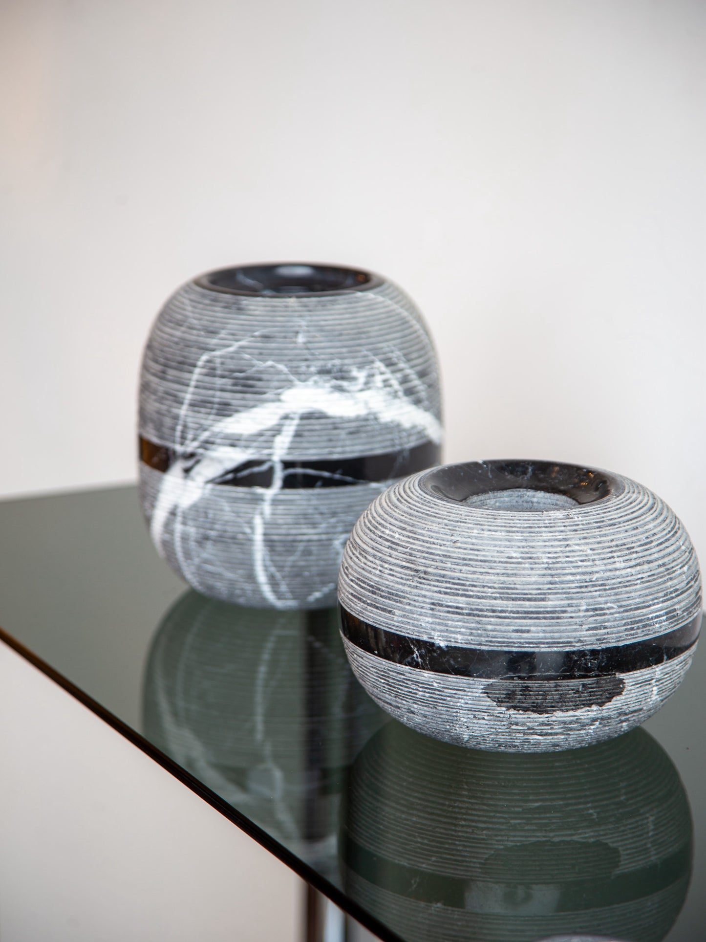 Casigliani Black Carrara Marble Vassel