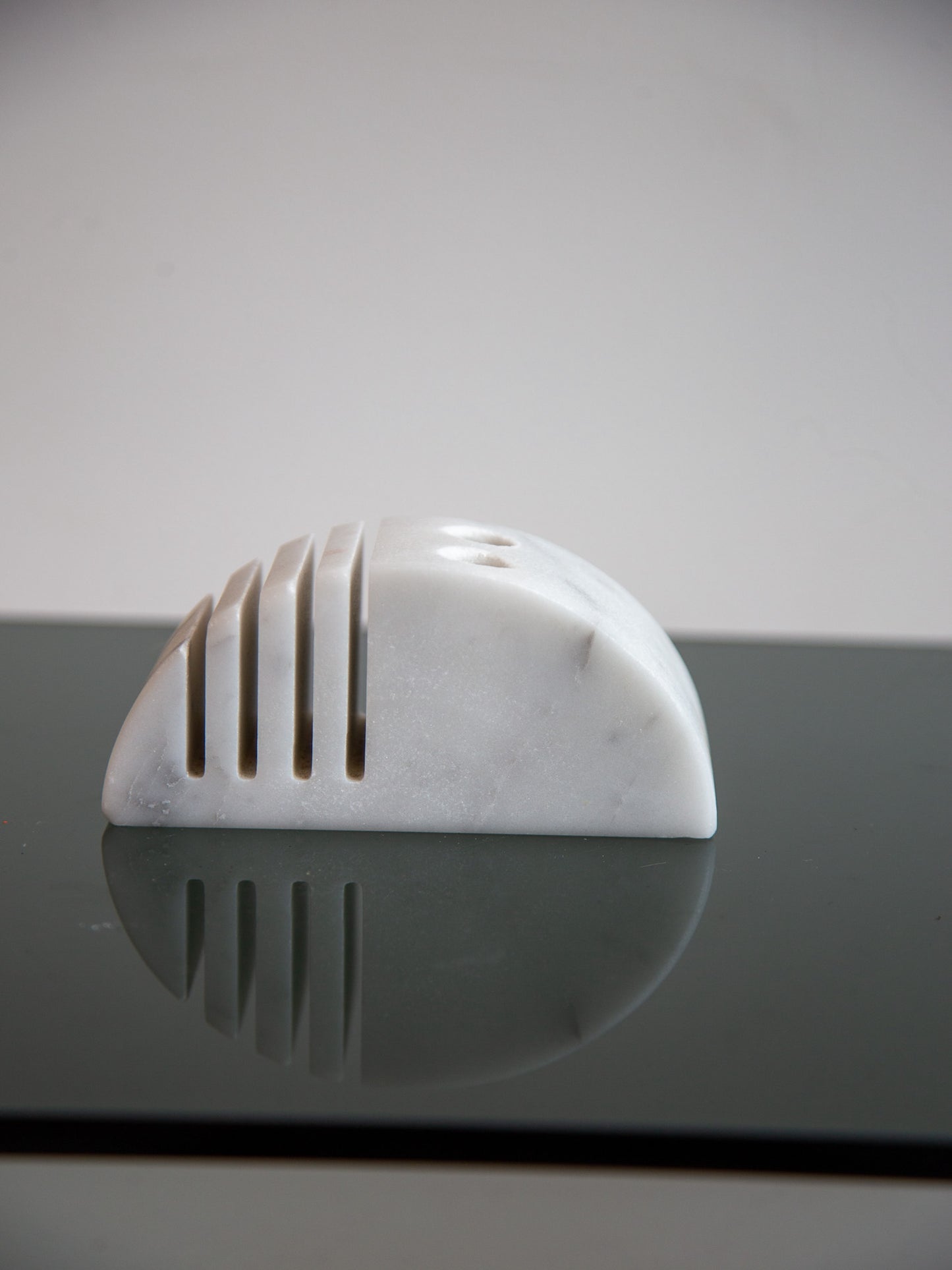 Italian Carrara Marble Desk Organiser 1970s