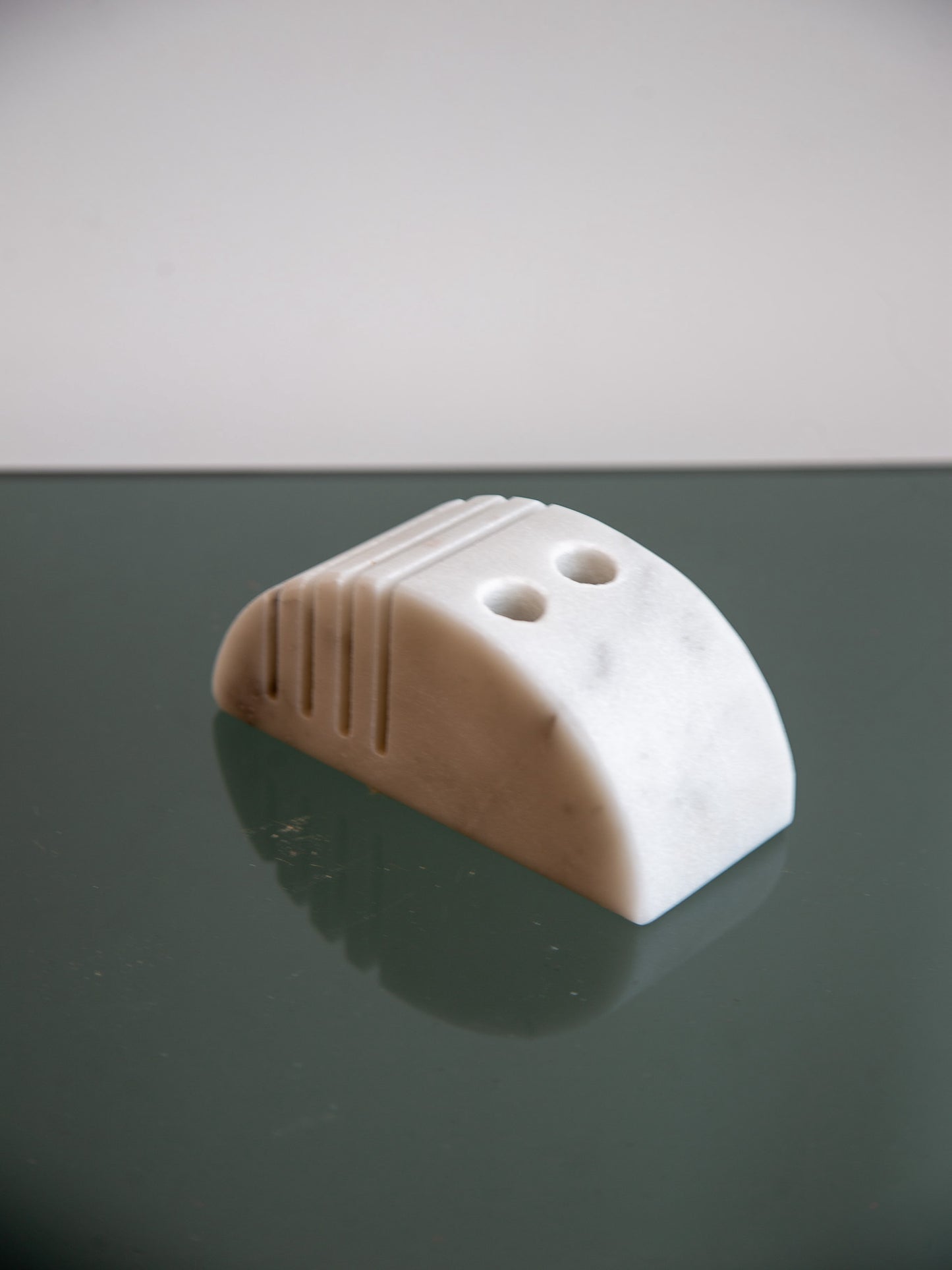 Italian Carrara Marble Desk Organiser 1970s