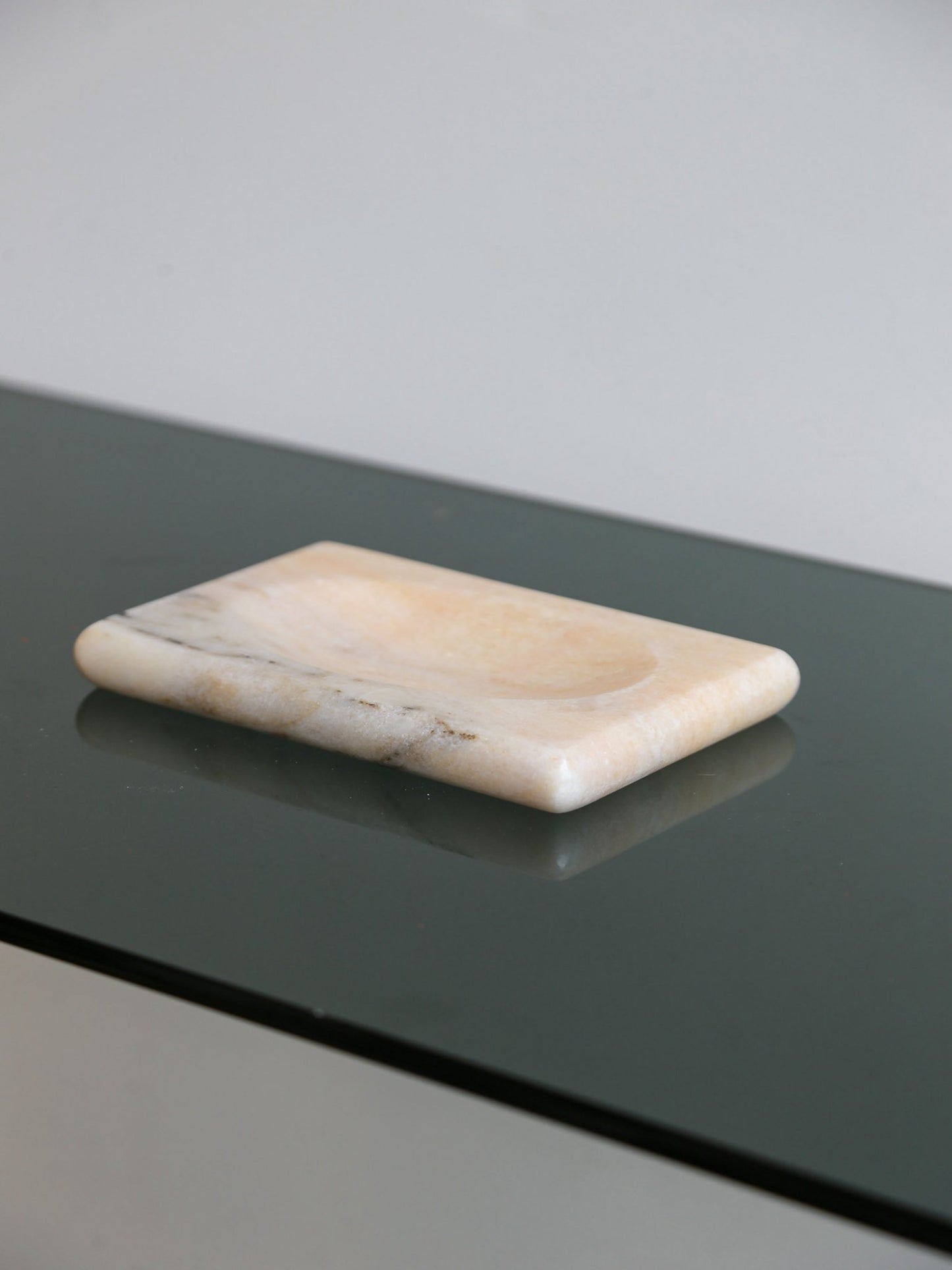 Italian Marble Soap Tray 1970s - Lumini Collections