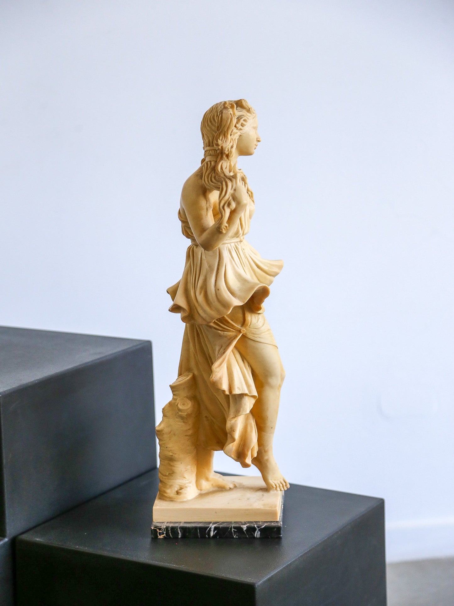Resin Sculpture by A. Santini Tuscany, 1970s