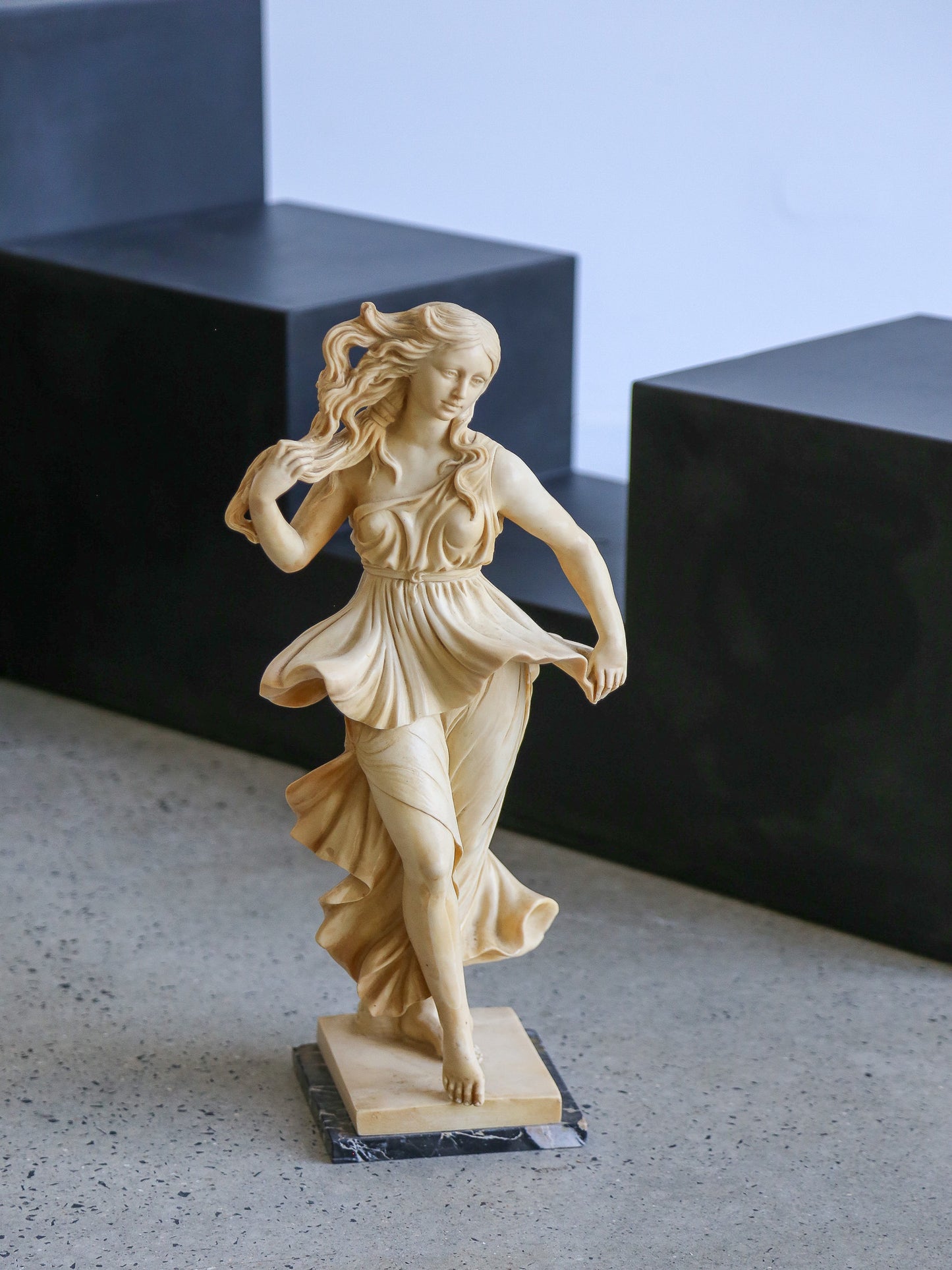 Resin Sculpture by A. Santini Tuscany, 1970s