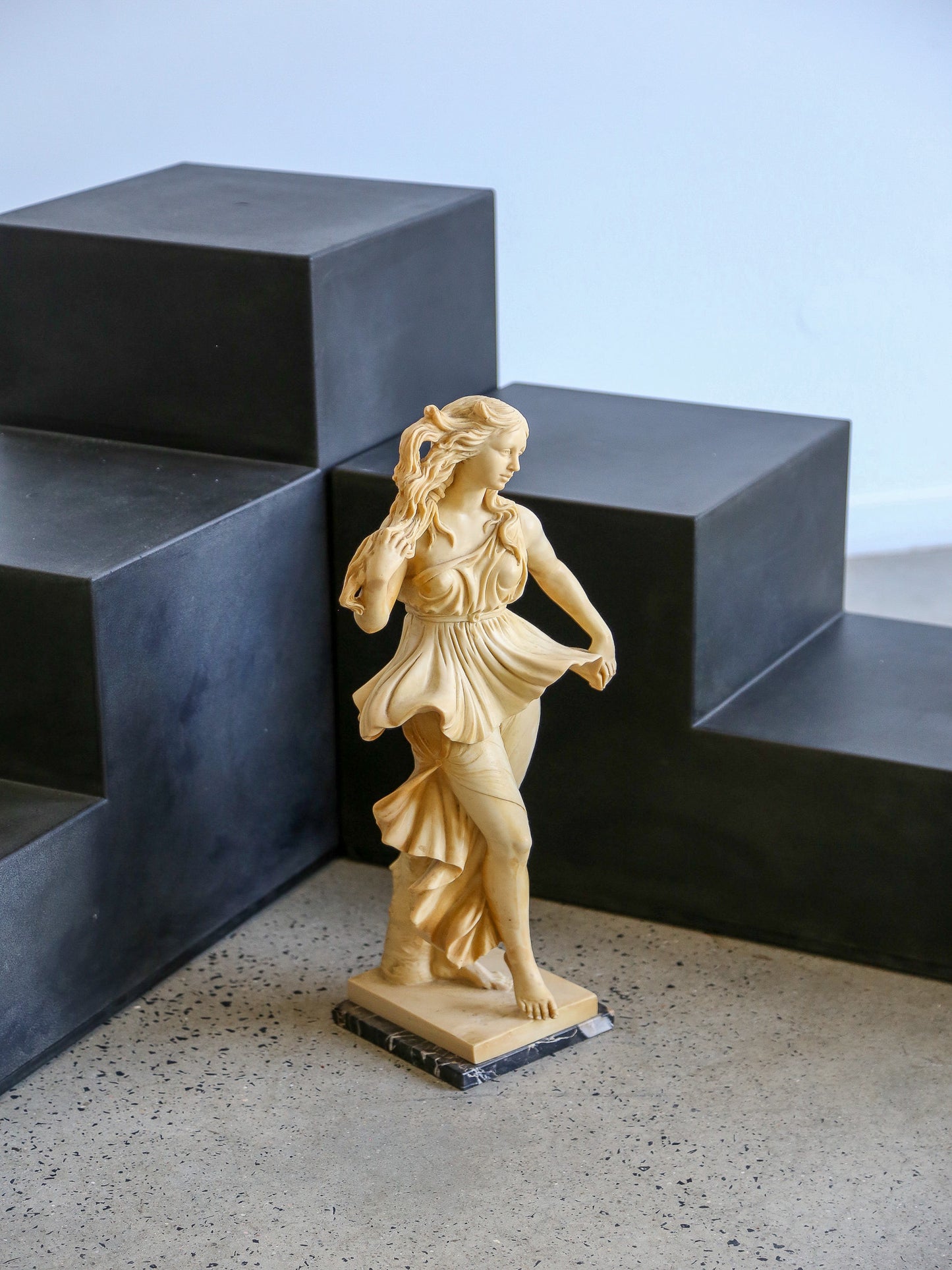 Resin Sculpture by A. Santini Tuscany, 1970s