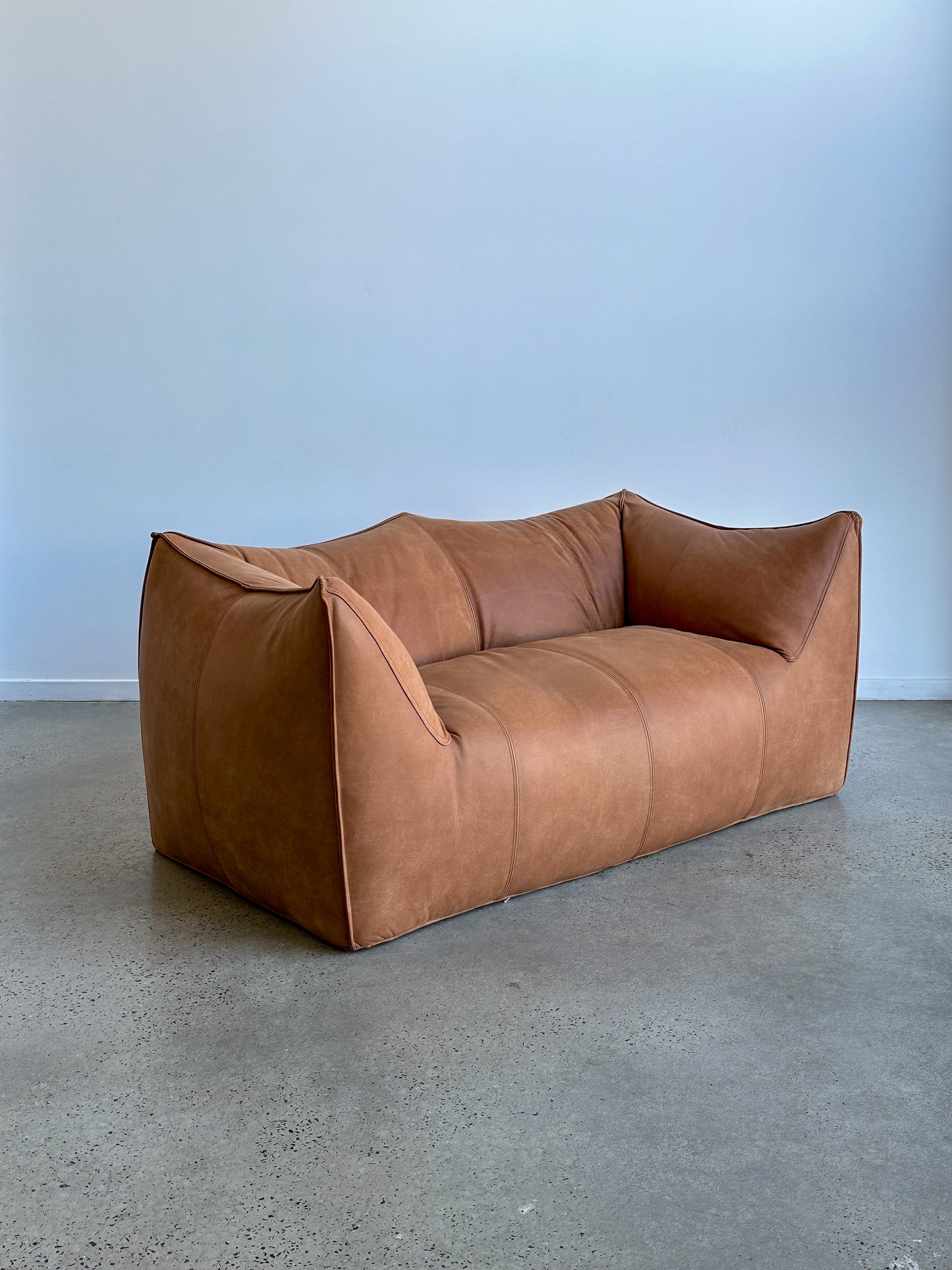 "Le Bambole" by Mario Bellini for C&B Italia Leather Sofa, 1970s