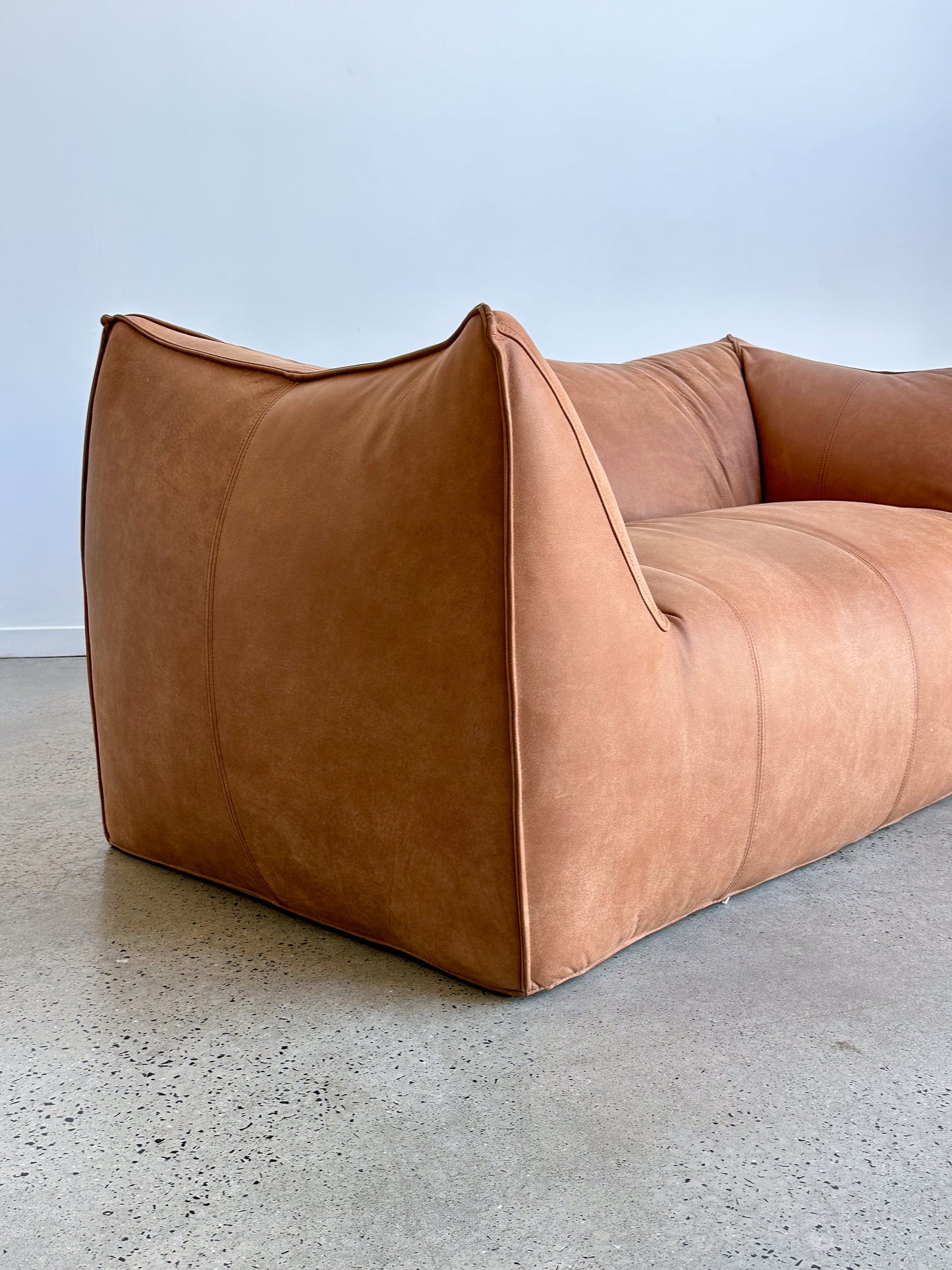 "Le Bambole" by Mario Bellini for C&B Italia Leather Sofa, 1970s