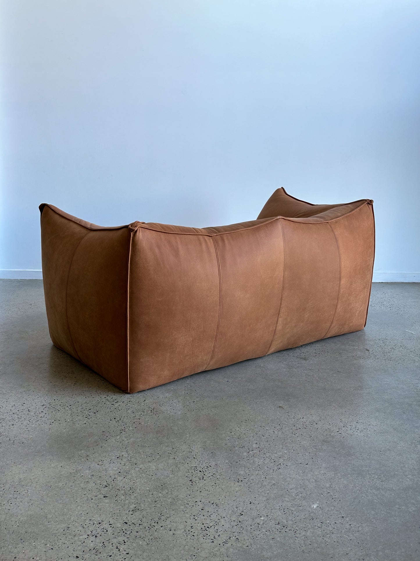 "Le Bambole" by Mario Bellini for C&B Italia Leather Sofa, 1970s