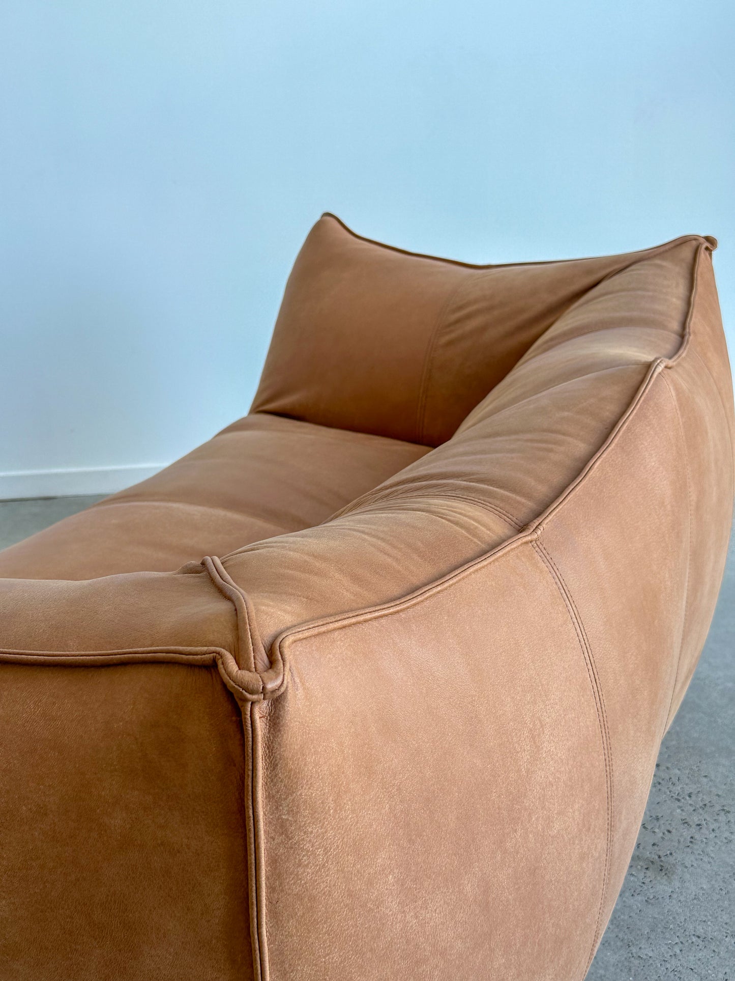 "Le Bambole" by Mario Bellini for C&B Italia Leather Sofa, 1970s