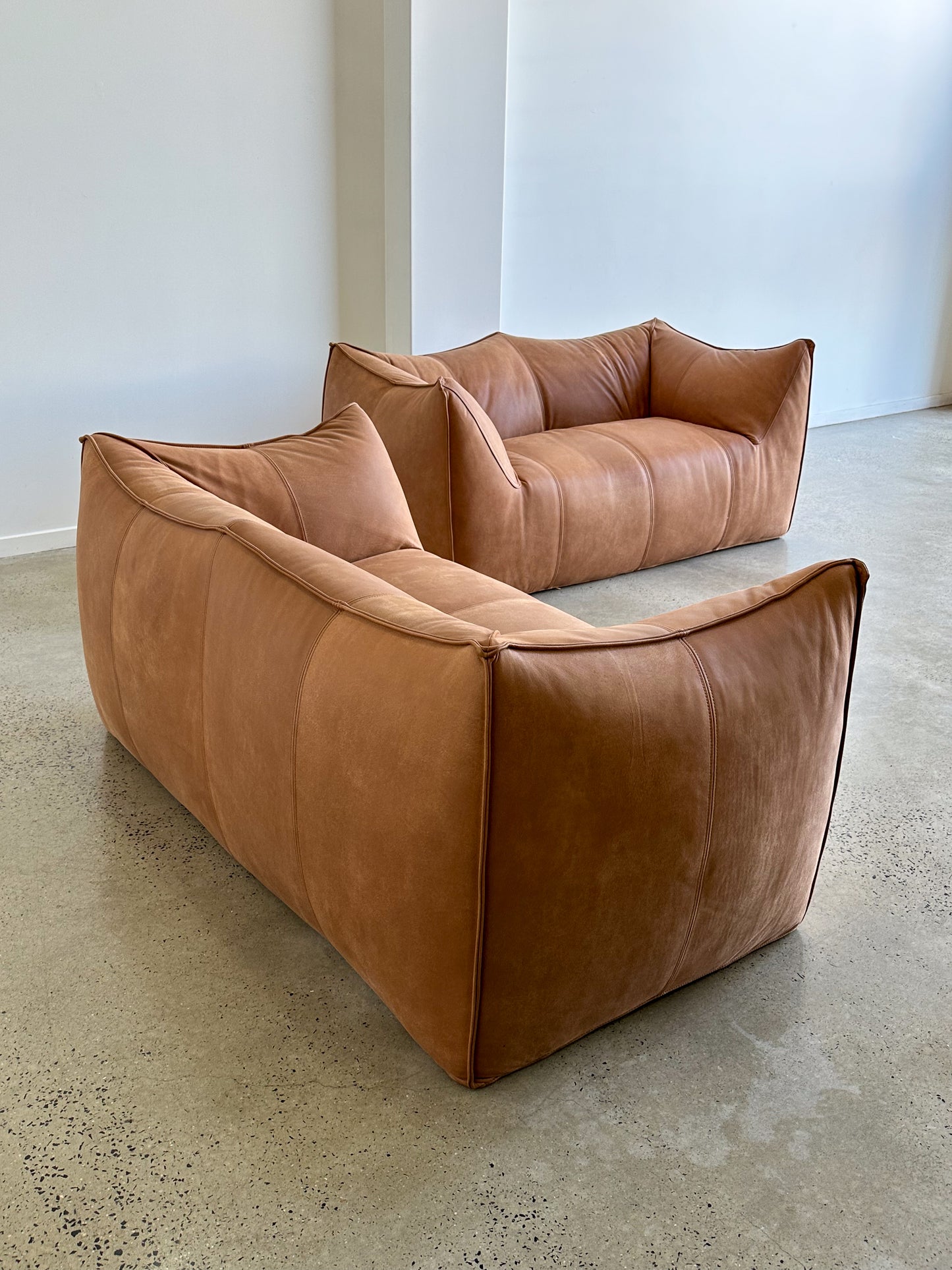 "Le Bambole" by Mario Bellini for C&B Italia Leather Sofa, 1970s