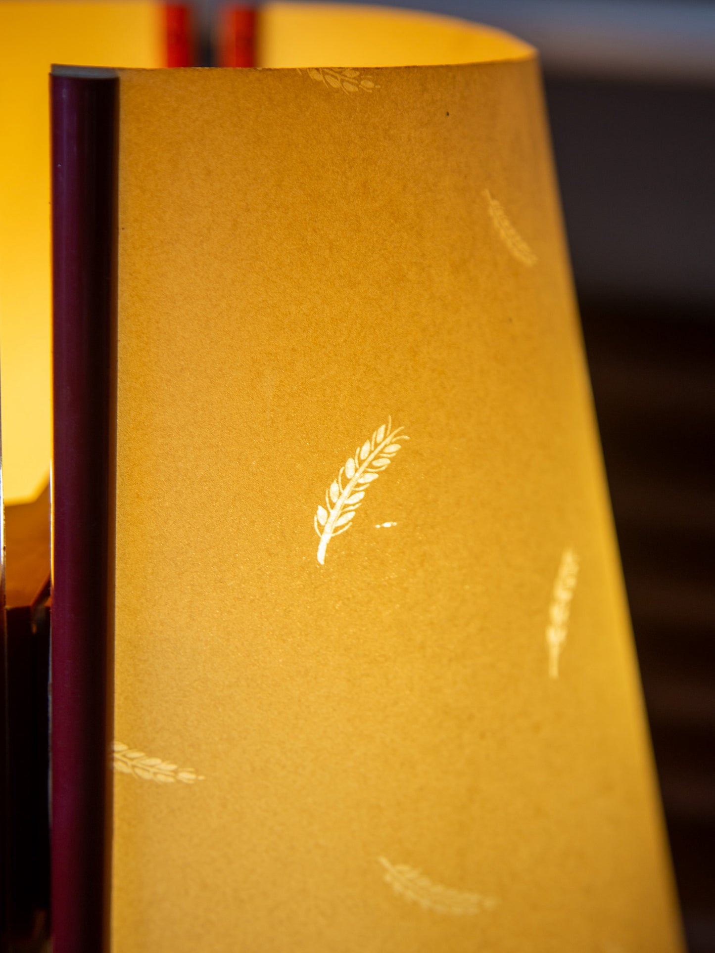 Stilnovo Table Lamp in Metal & Parchment Paper